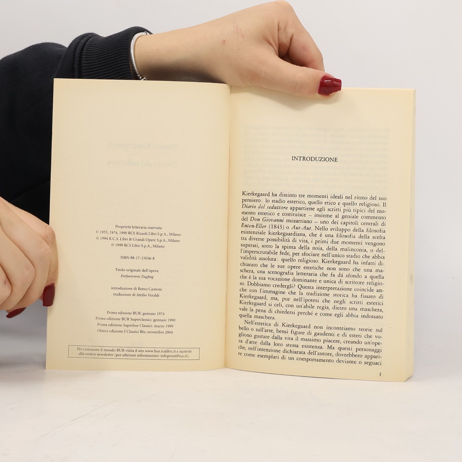 Søren Kierkegaard BUR Superbur classici - 26: Il diario del seduttore