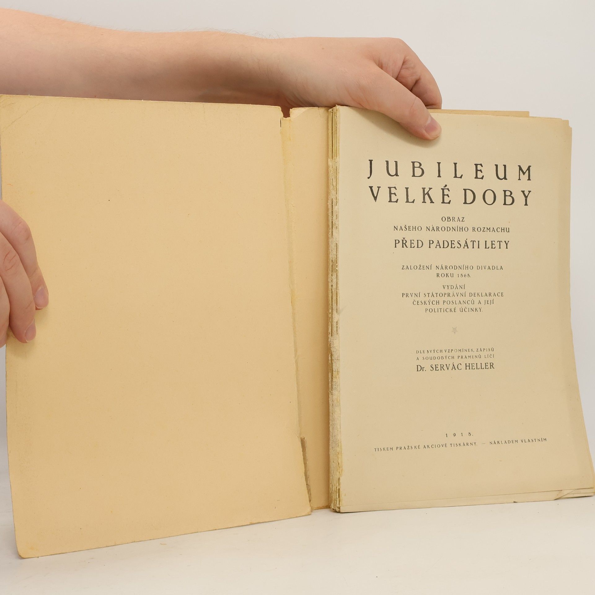 Servác Heller Jubileum velké doby