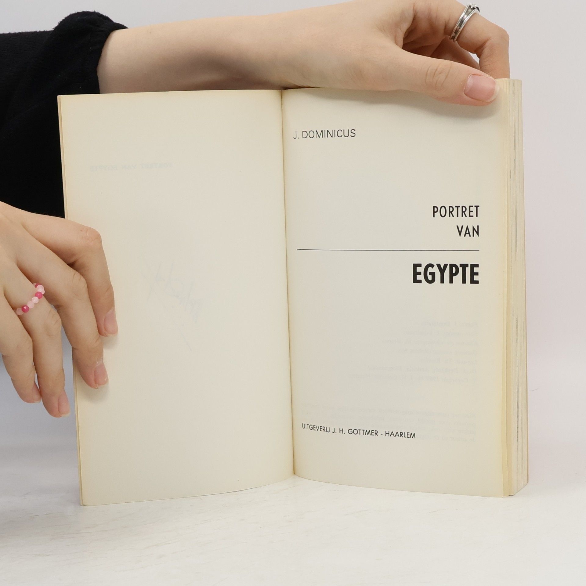 J. Dominicus Portret van Egypte