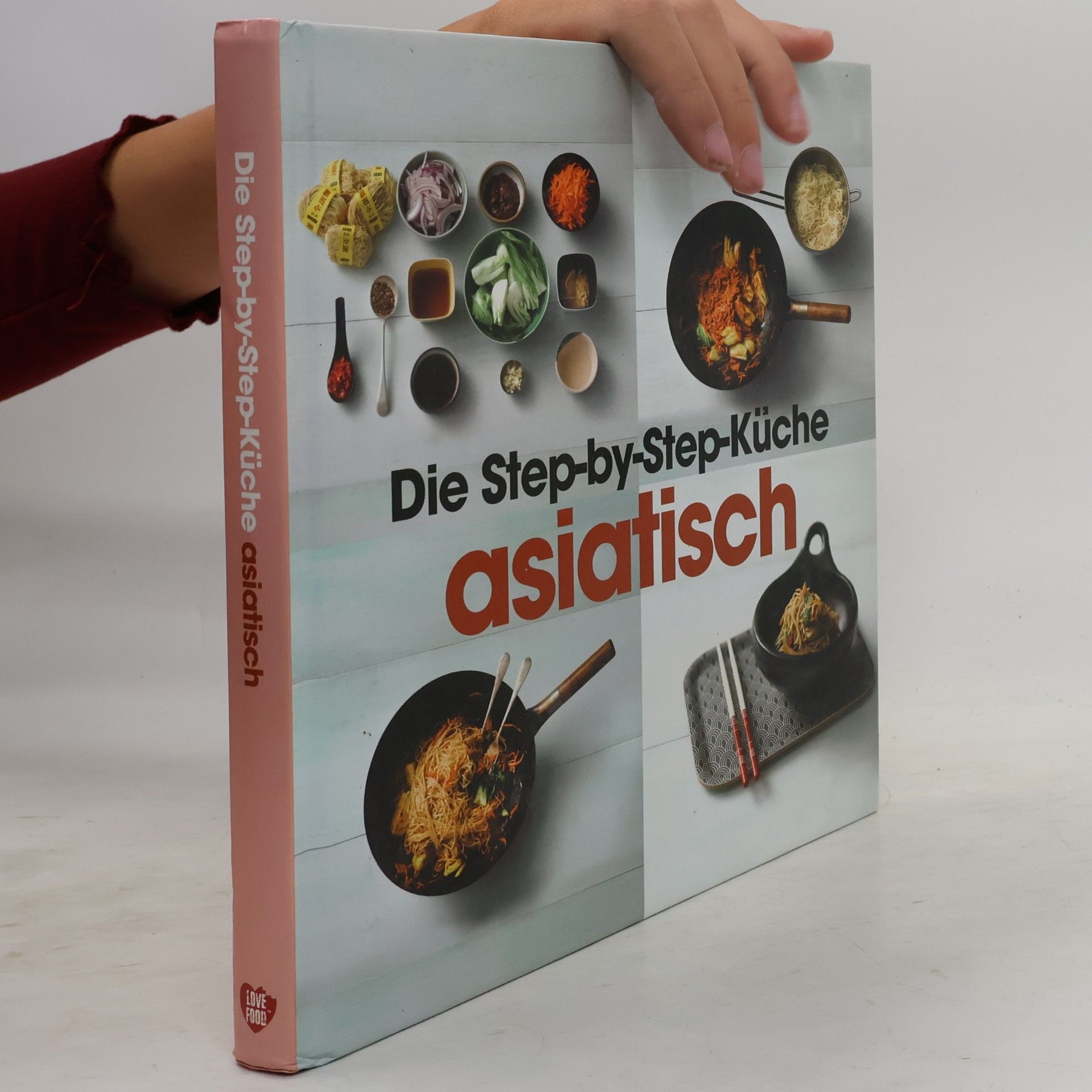 Die step-by-step-küche asiatisch