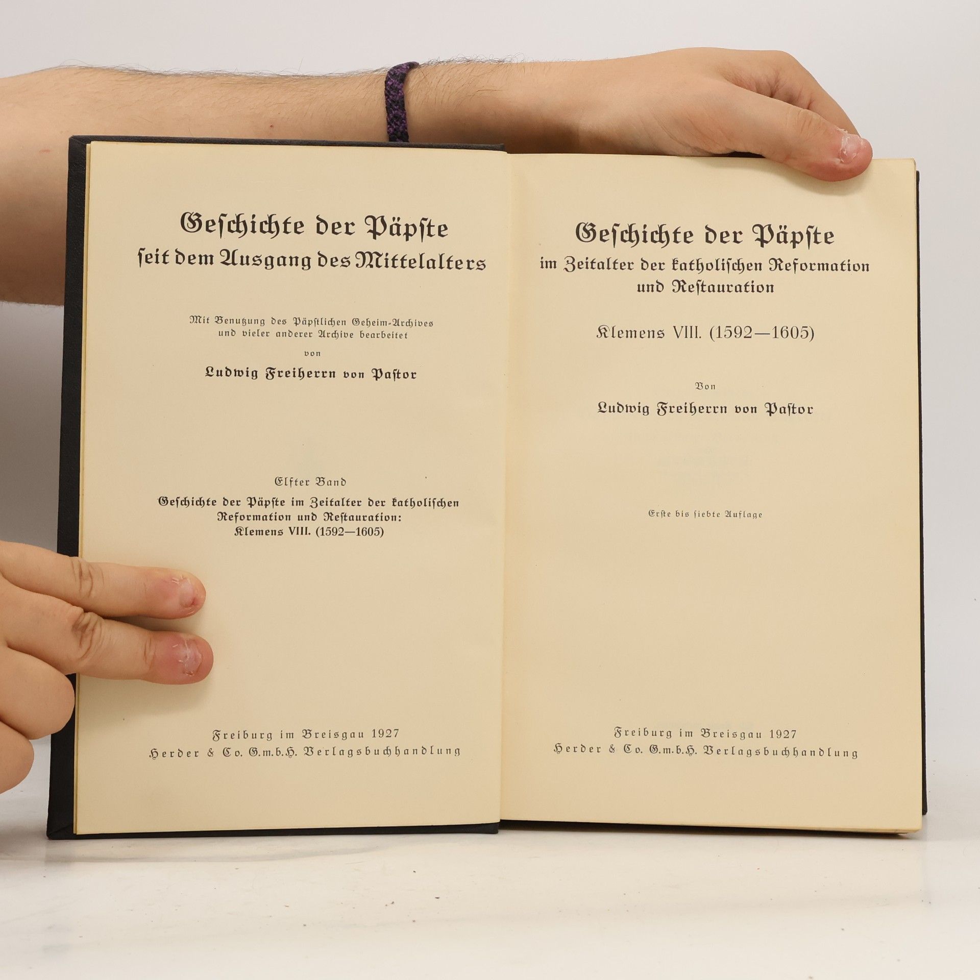 Ludwig Freiherrn von Pastor Geschichte der Päpste seit dem Ausgang des Mittelalters 11. Band