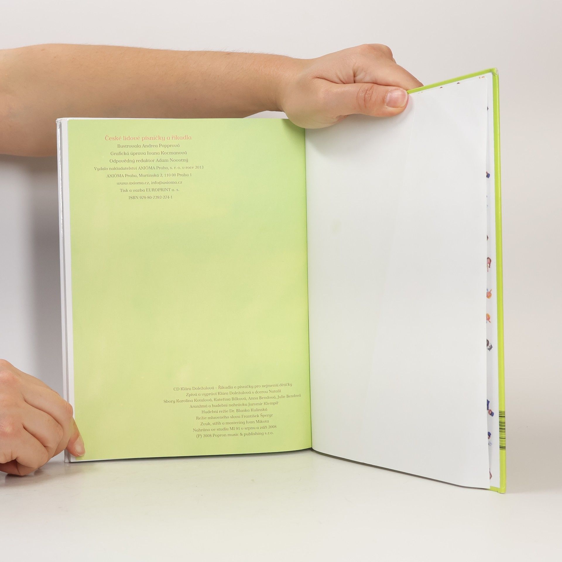 Various authors České lidové písničky a říkadla