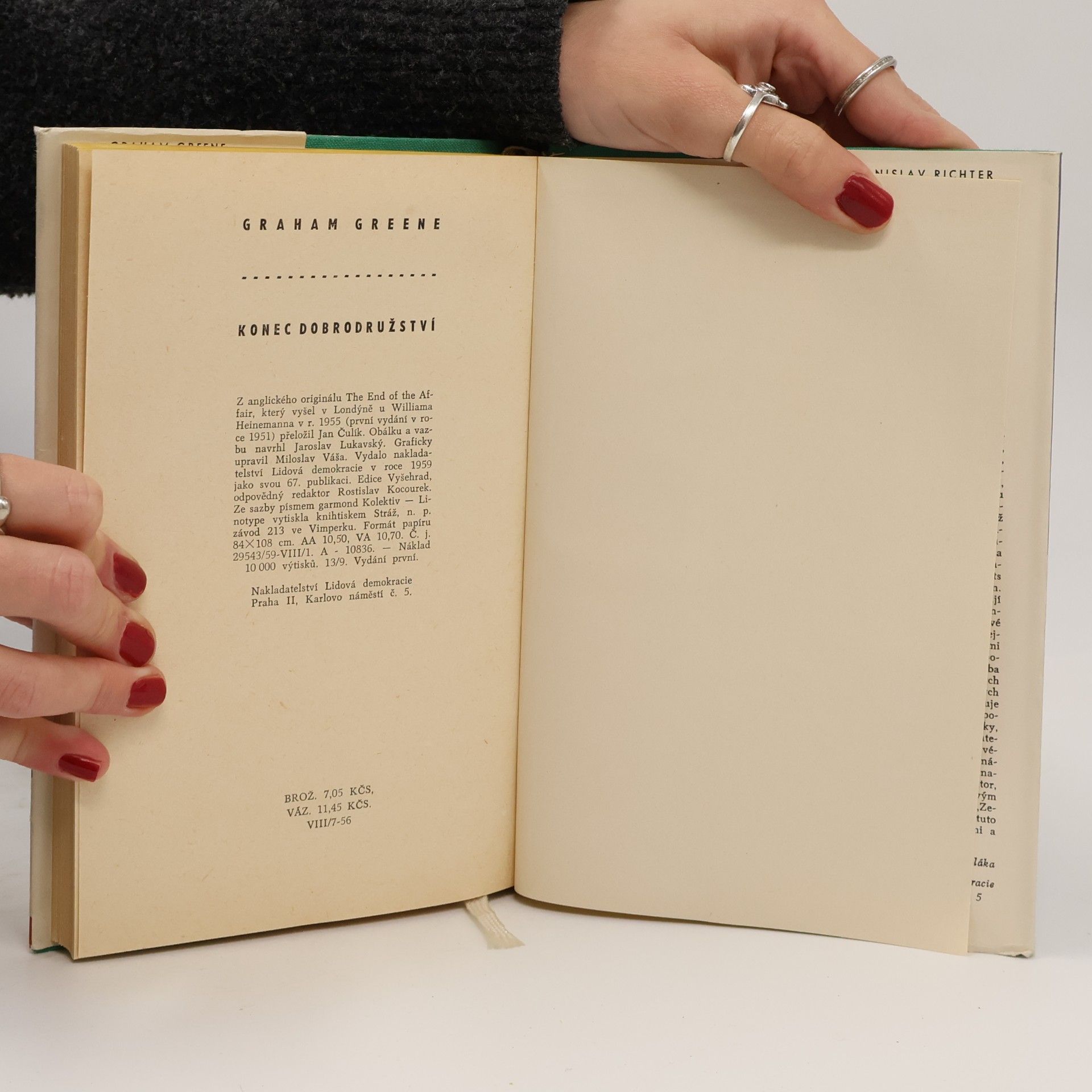 Graham Greene Konec dobrodružství