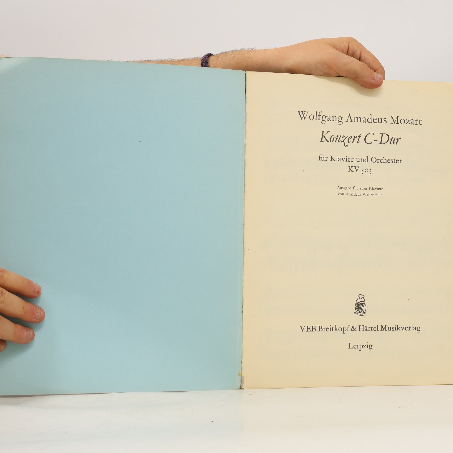 Wolfgang Amadeus Mozart Mozart. Konzert C-Dur für Klavier und Orchester KV 503