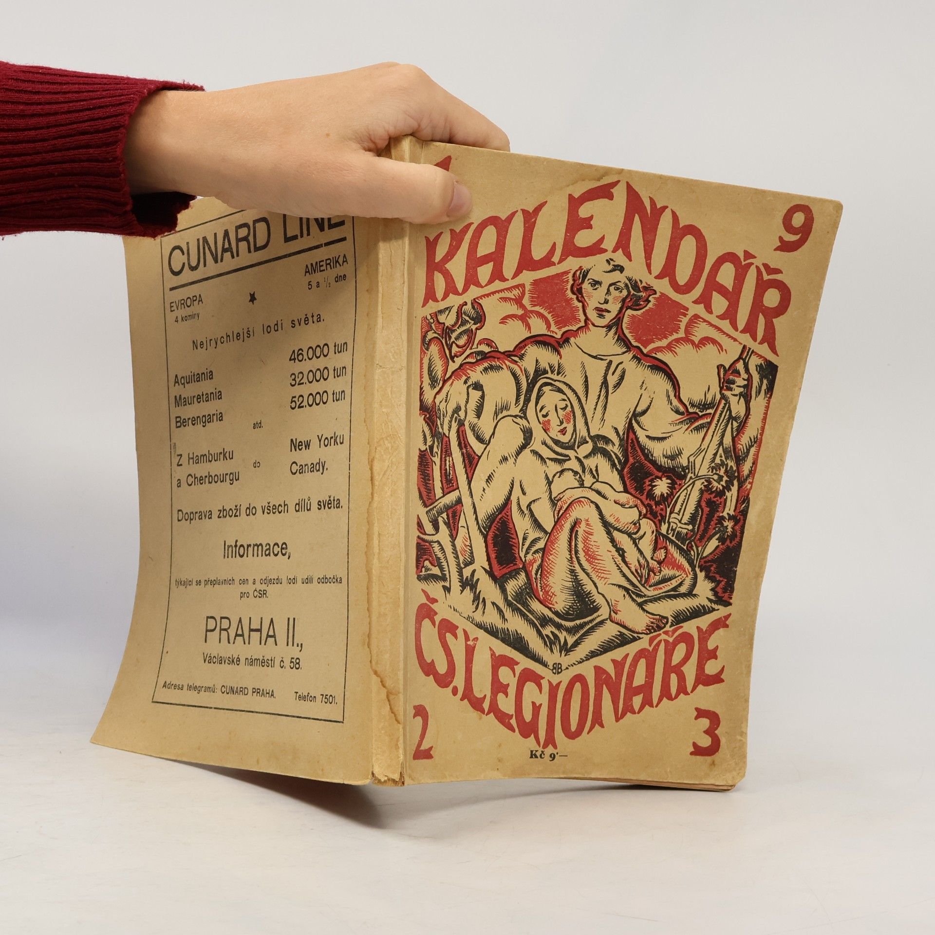 kolektiv KALENDÁŘ ČS. LEGIONÁŘE 1923