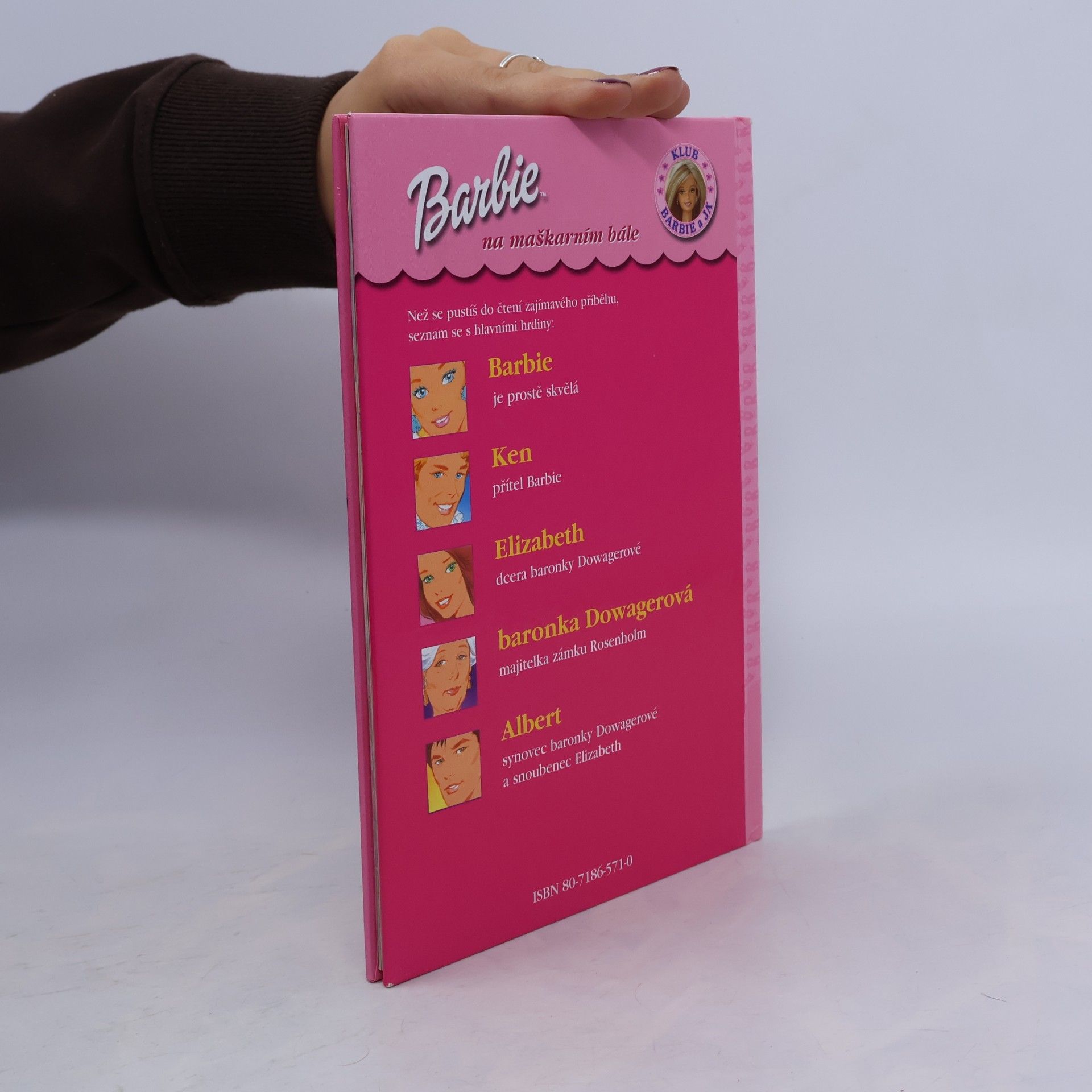 Šárka Kadlecová Barbie na maškarním bále