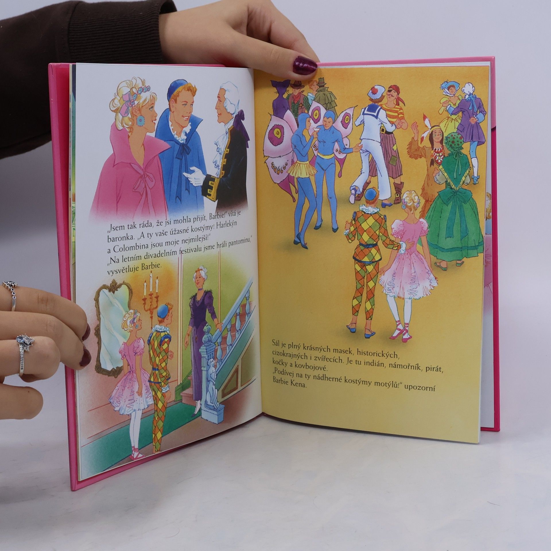 Šárka Kadlecová Barbie na maškarním bále