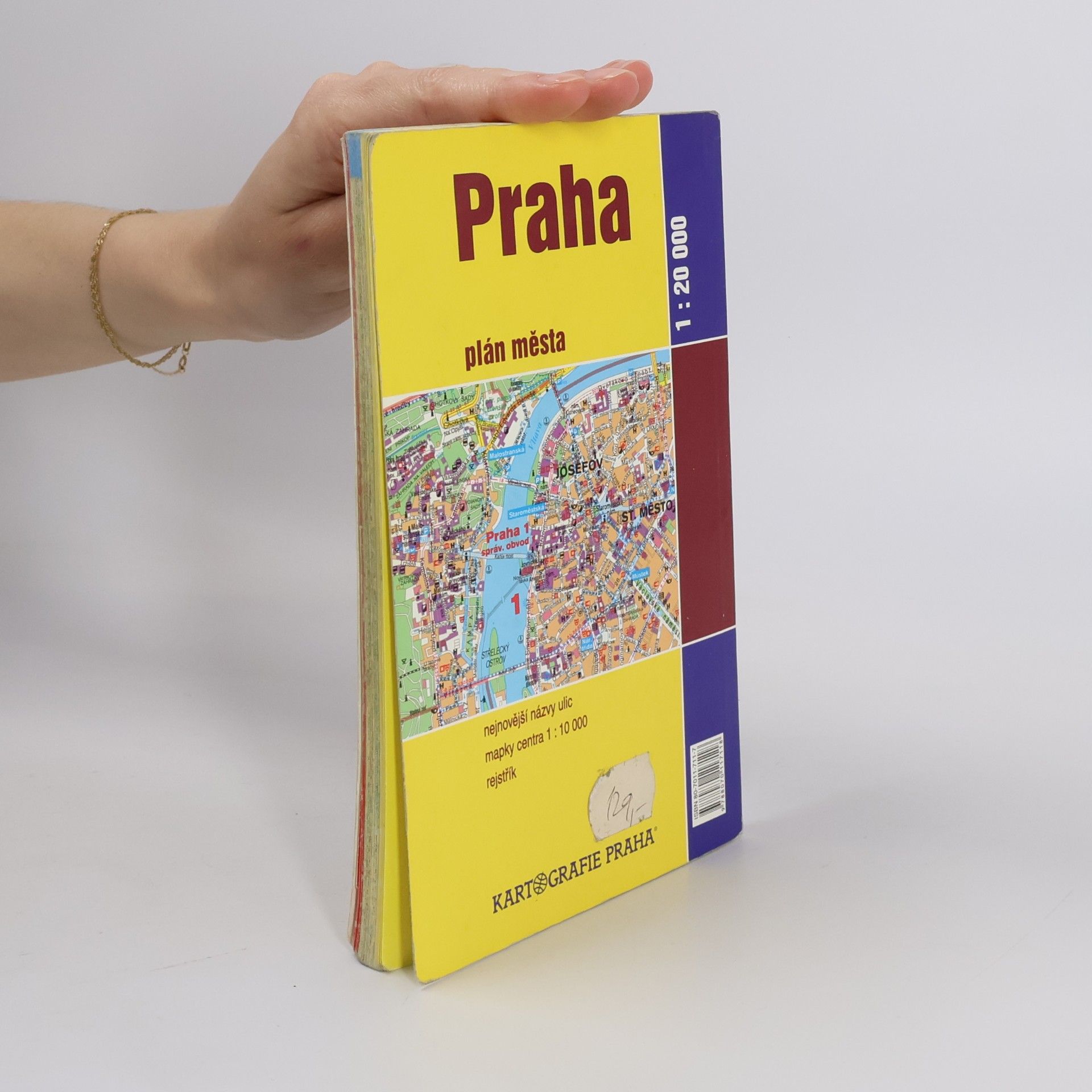 Various authors Praha plán města 1:20 000