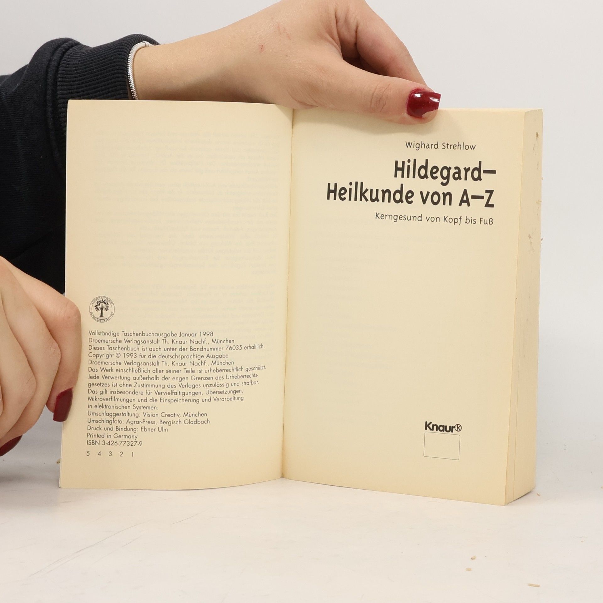 Wighard Strehlow Hildegard-Heilkunde von A - Z