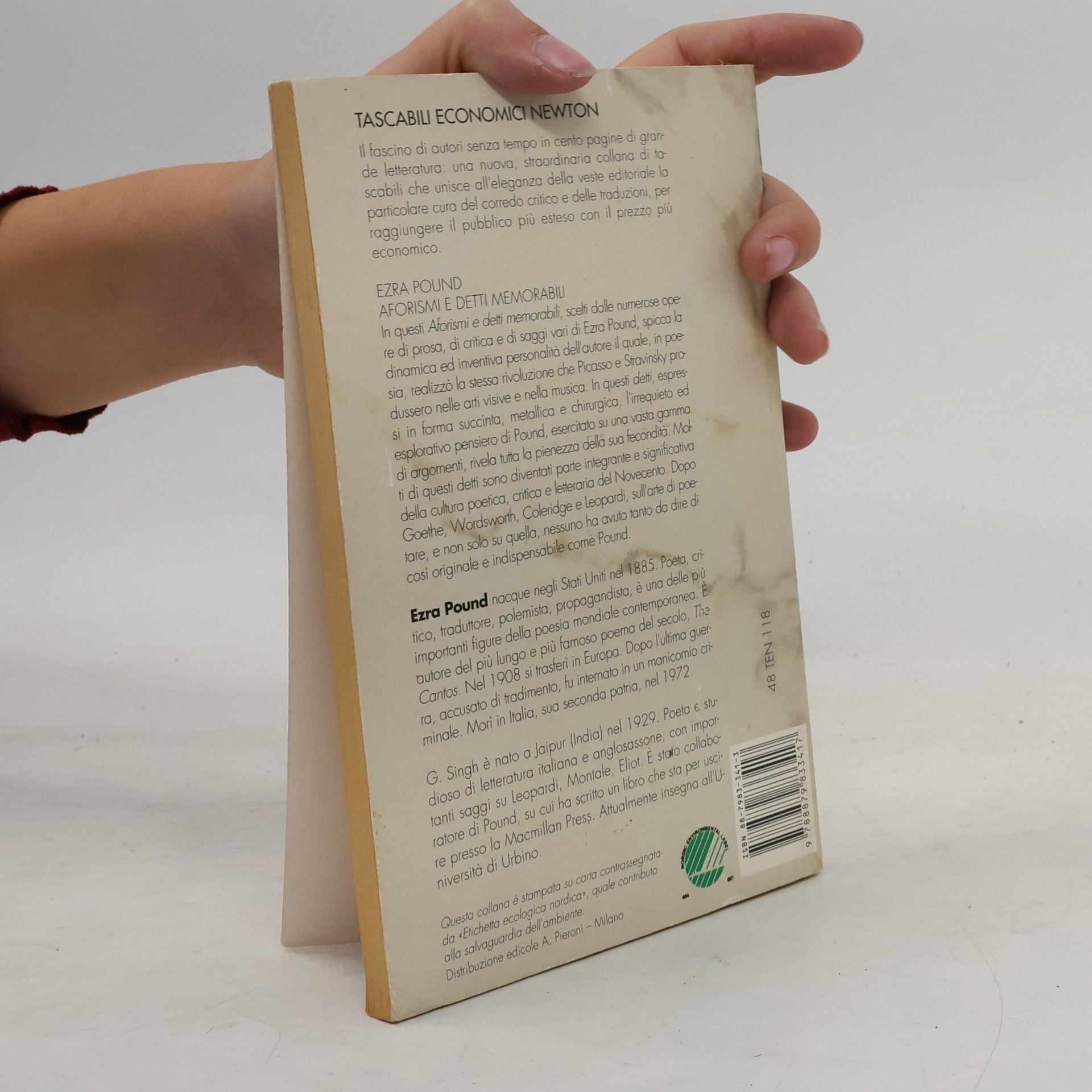 Ezra Pound Tascabili Economici Newton - 18: Aforismi e detti memorabili