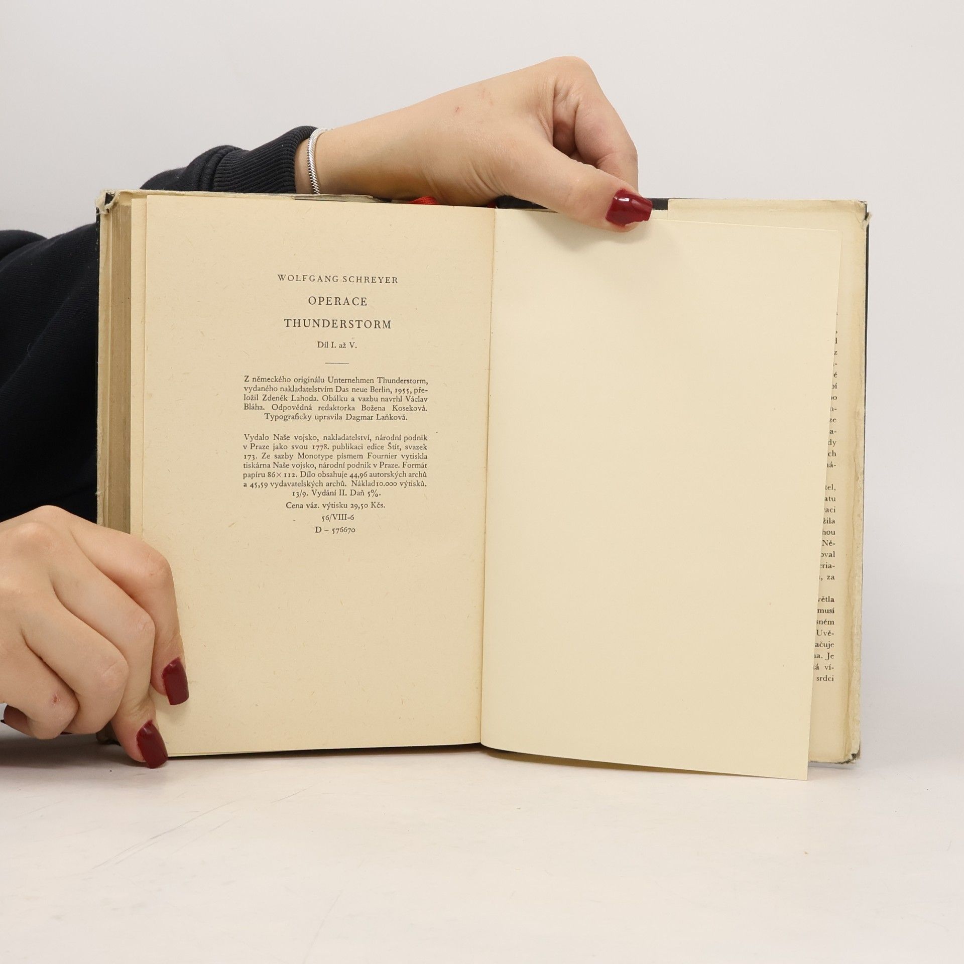 Wolfgang Schreyer Operace Thunderstorm 1-5