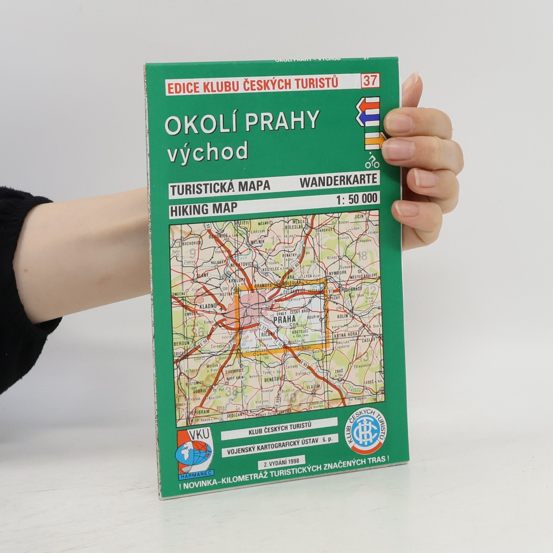 Kolektiv autorů Okolí Prahy - východ. Turistická mapa