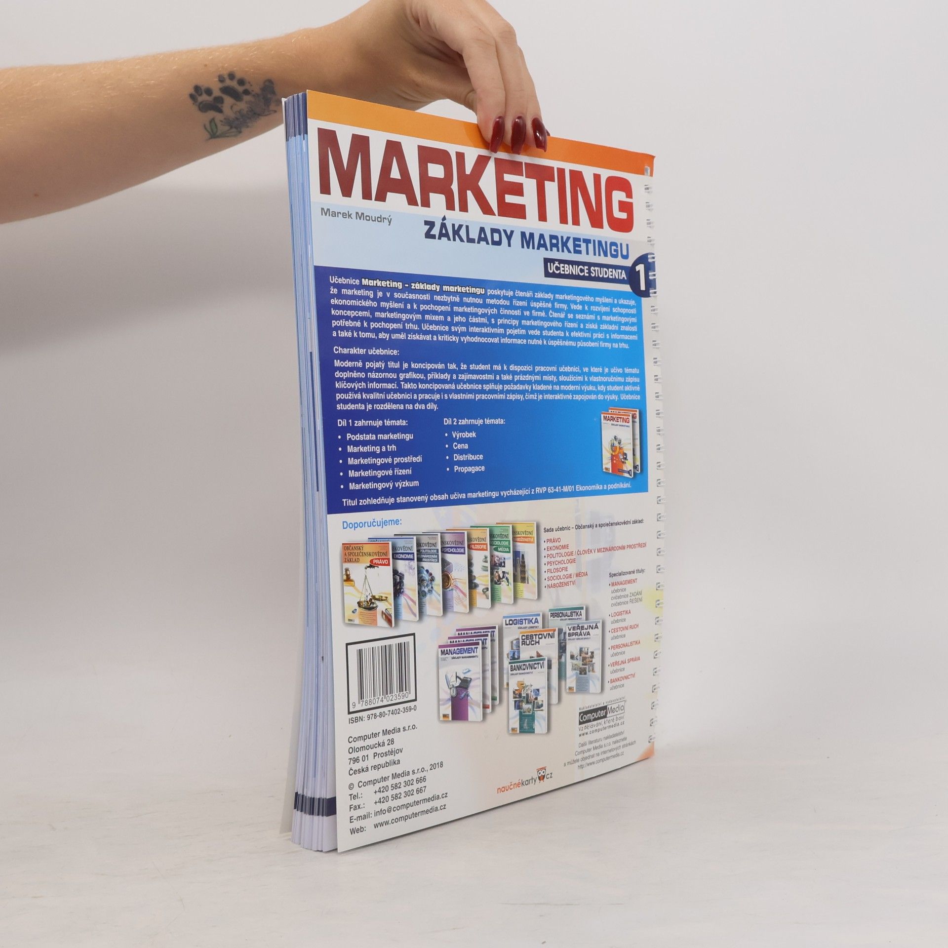 Marek Moudrý Marketing : základy marketingu. Díl 1.
