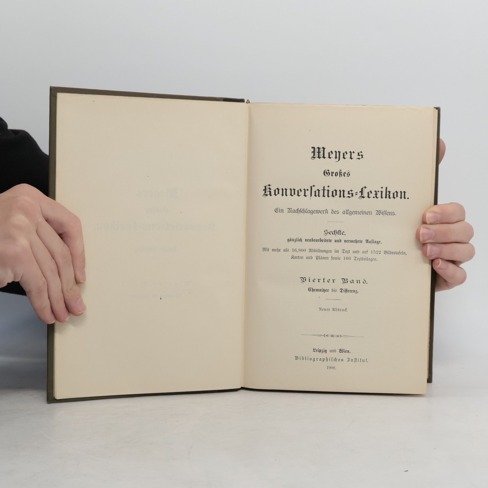 Autorenkollektiv Meyers Grosses Konversations-Lexikon, Vol. IV.