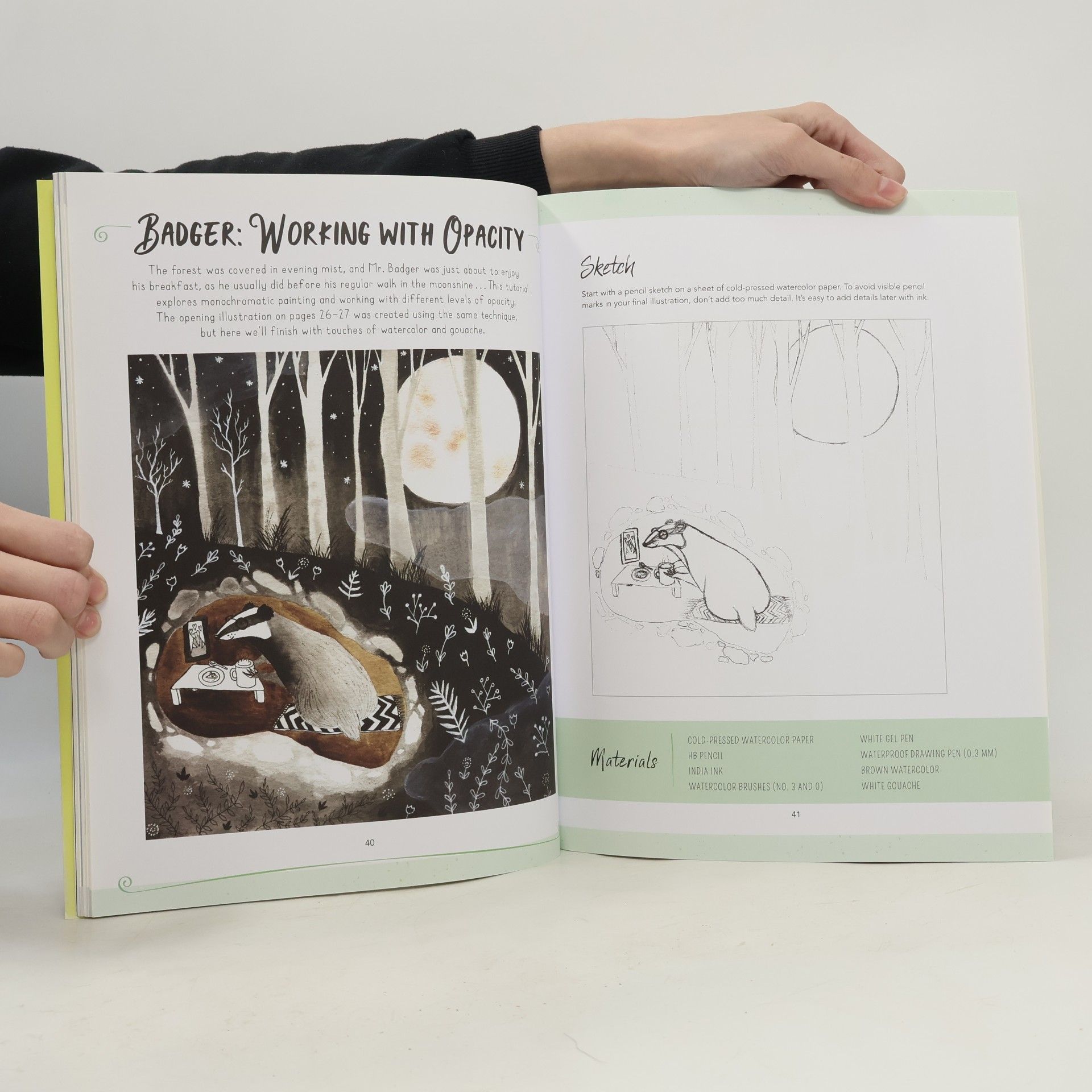 Sova Hůová Illustration Studio: Inking Animals