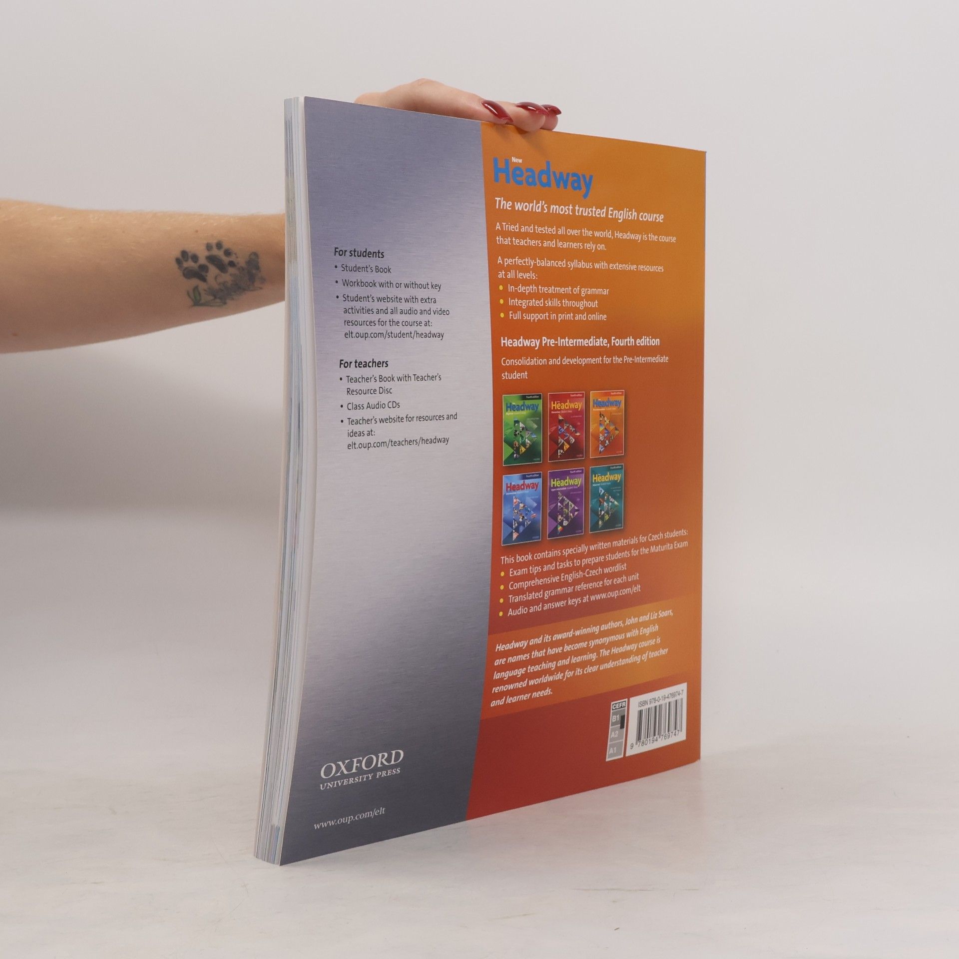 Liz Soars New Headway 4th edition Pre-Intermediate Maturita Student´s book (česká edice)