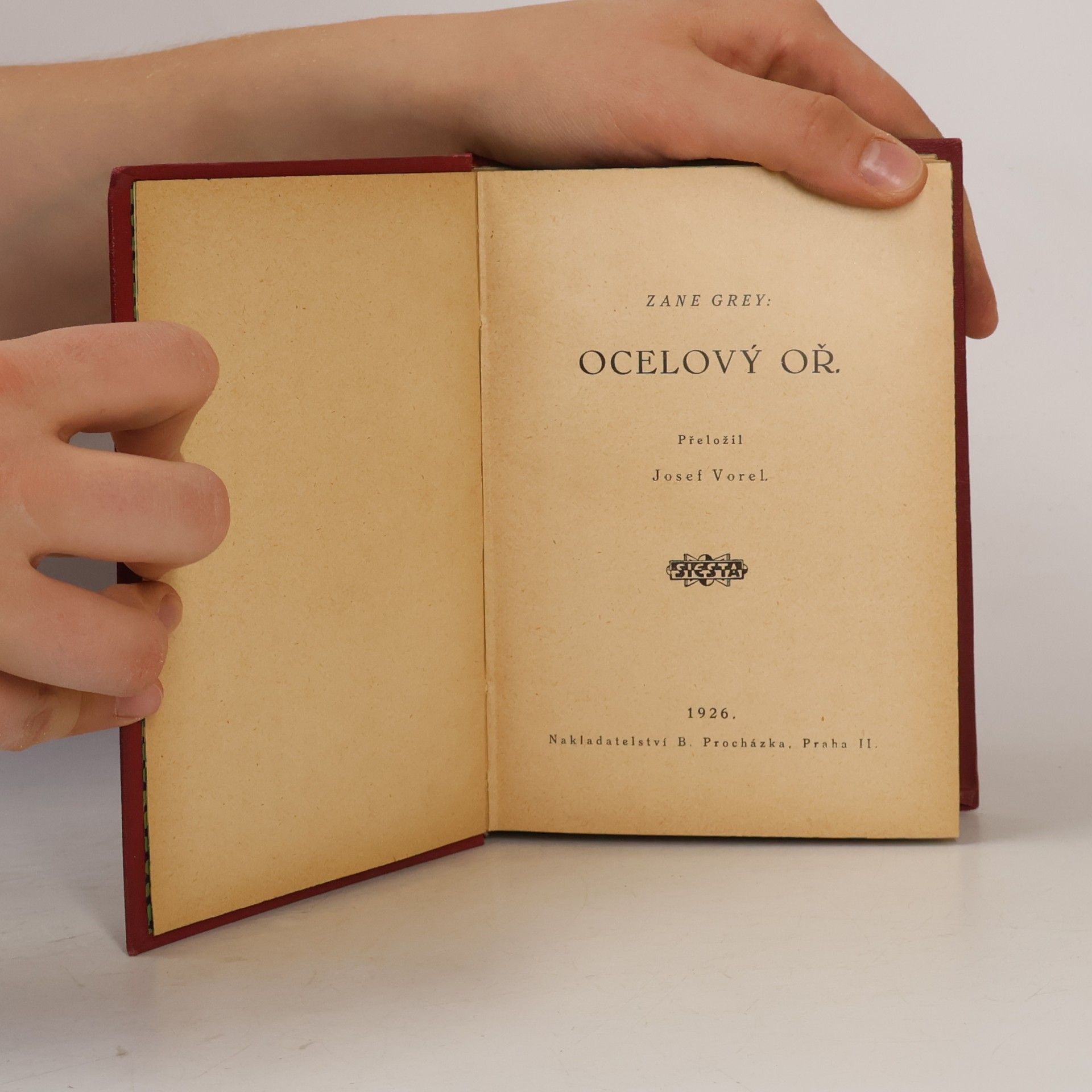 Zane Grey Ocelový Oř