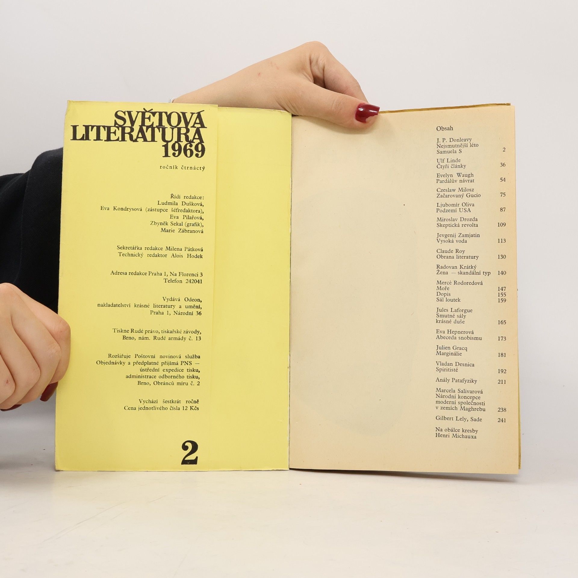 Autorenkollektiv Světová literatura 2/1969