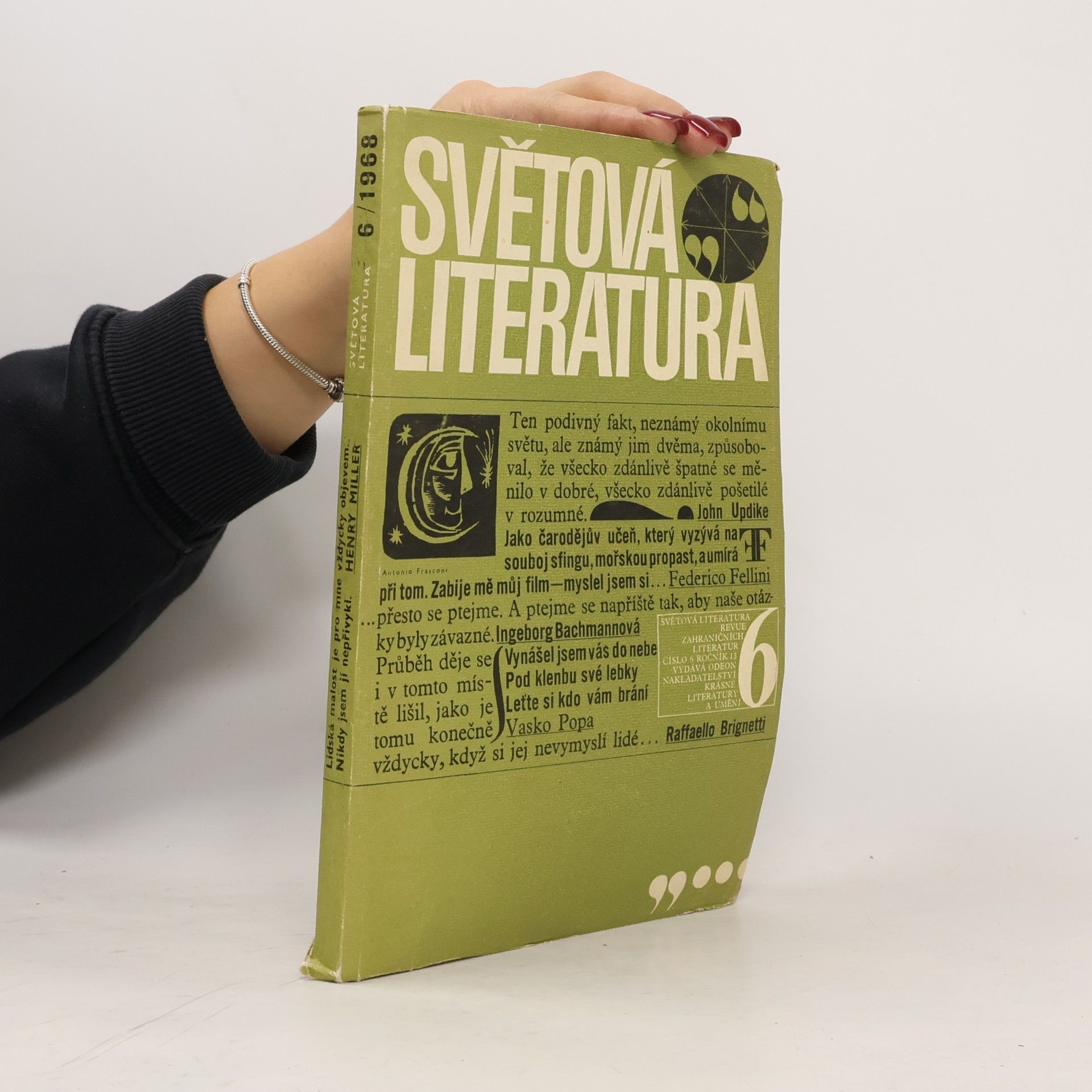 Autorenkollektiv Světová literatura 6/1968