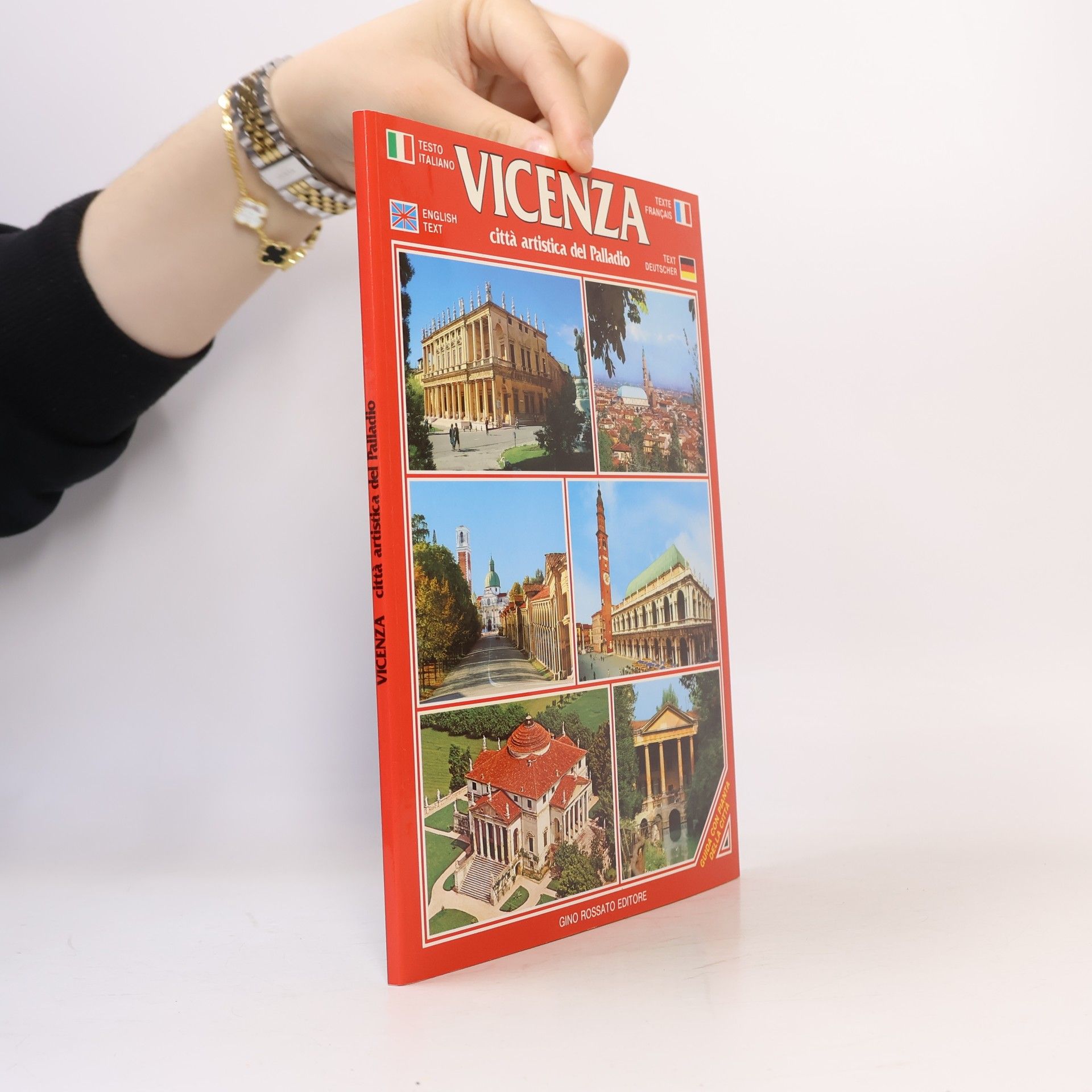 Vittoria Rossi Vicenza. Città artistica del Palladio. Guida souvenir con pianta della città. Ediz. multilingue
