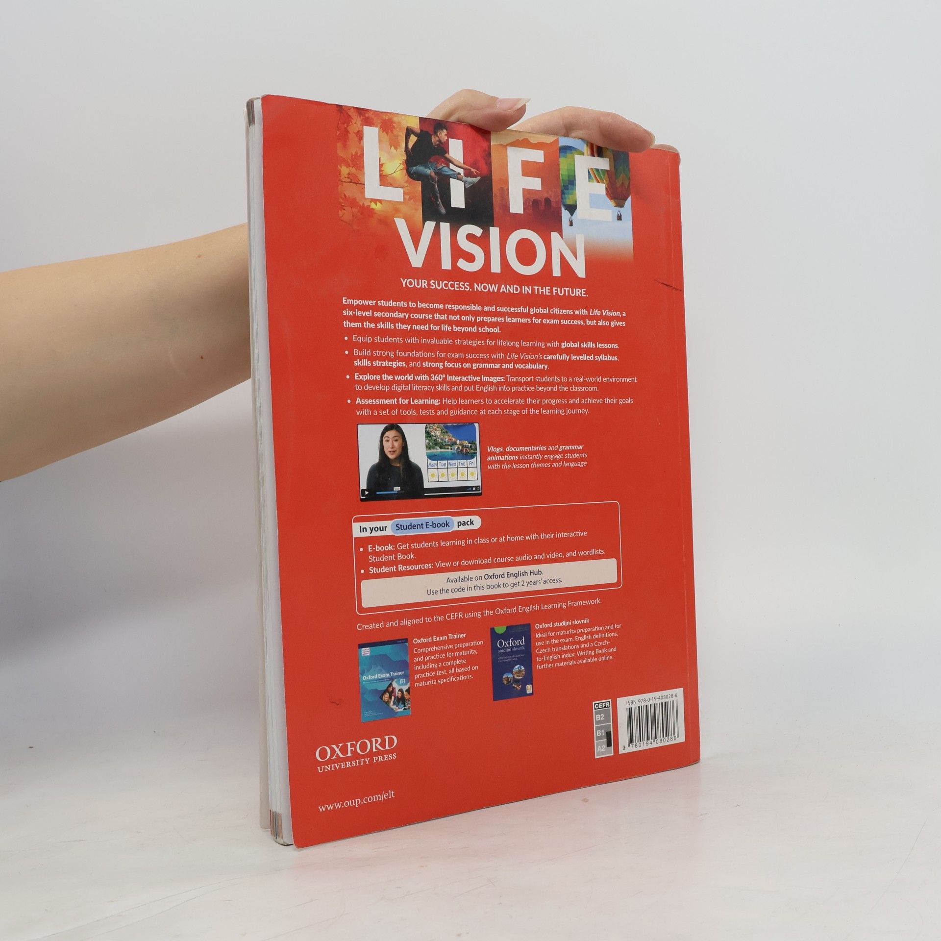 Jane Hudson Life vision A2/B. Maturita Student Book