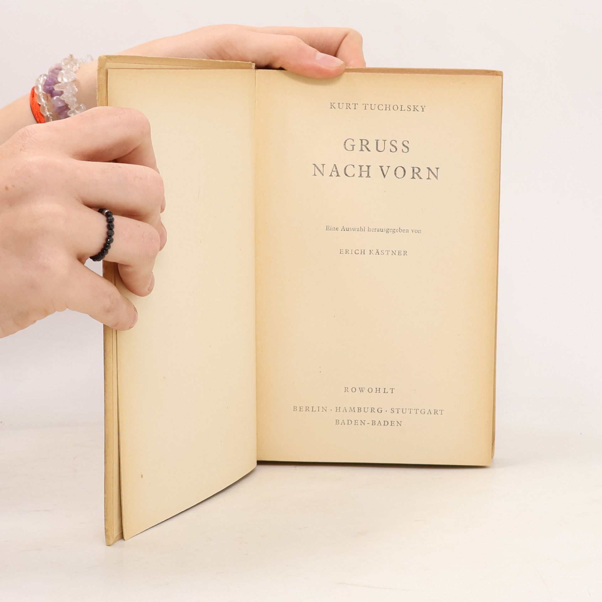 Kurt Tucholsky Gruss nach vorn