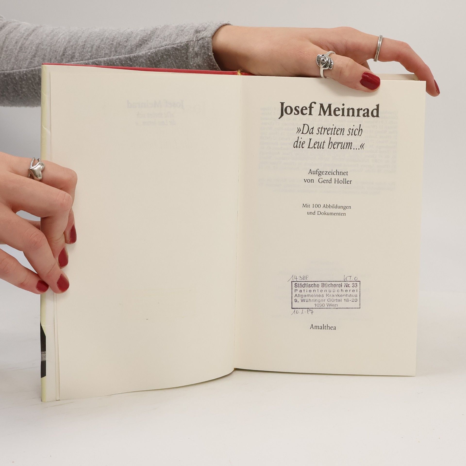 Gerd Holler Joseph Meinrad - "Da streiten sich die Leut herum ..."