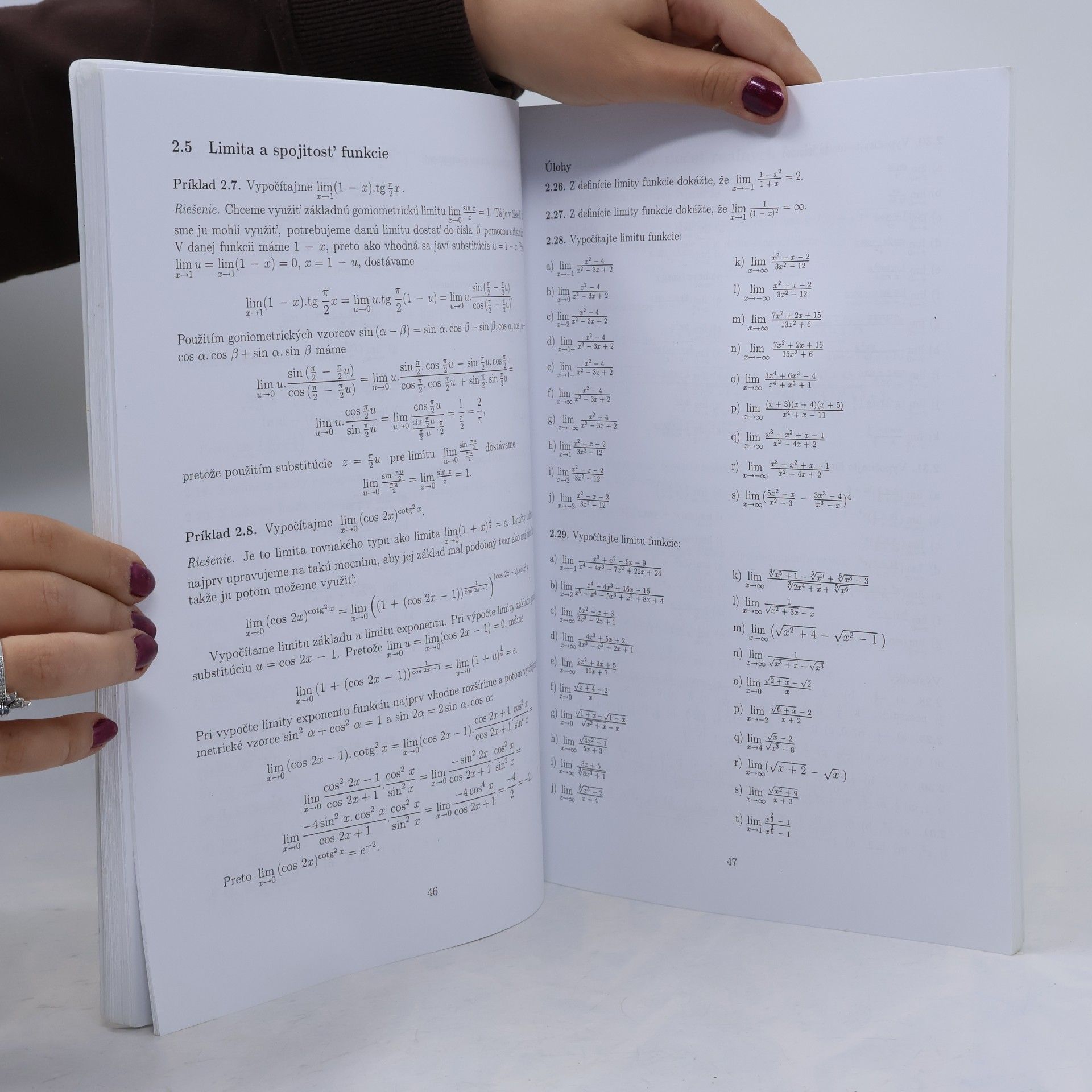 Milan Jasem Matematika I. Zbierka úloh