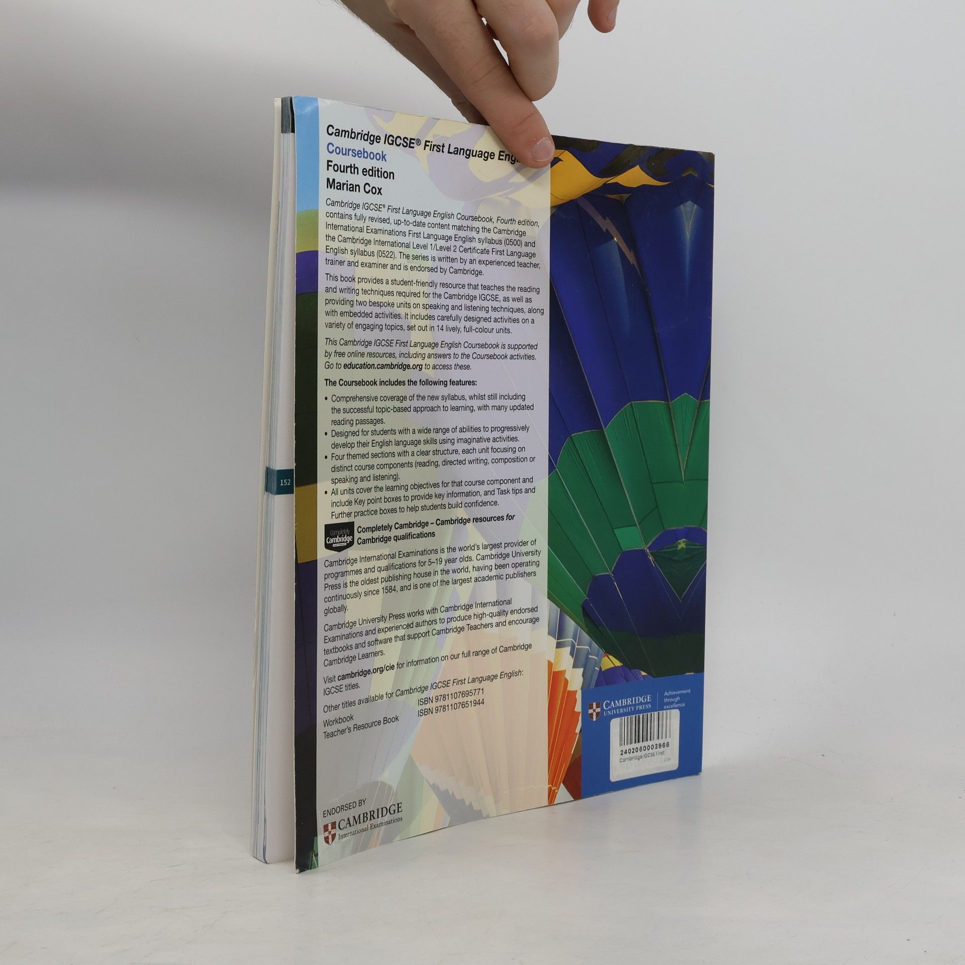Marian Cox Cambridge IGCSE First Language English Coursebook