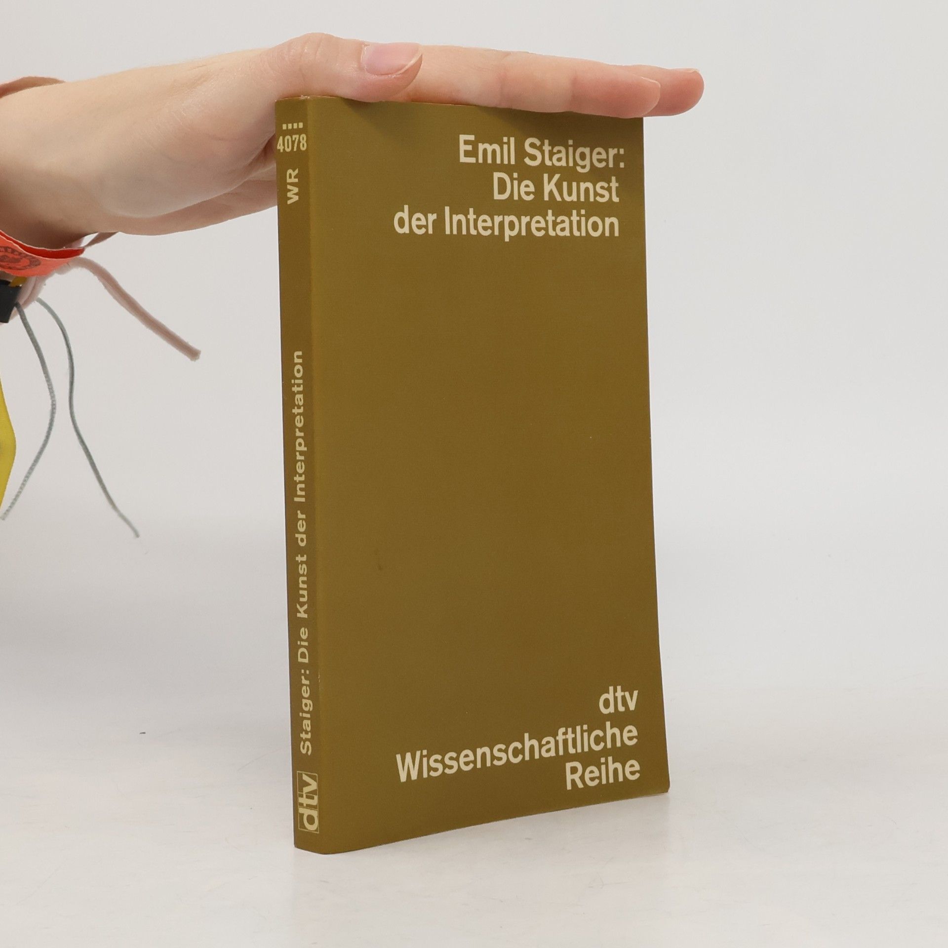 Emil Staiger Die Kunst der Interpretation