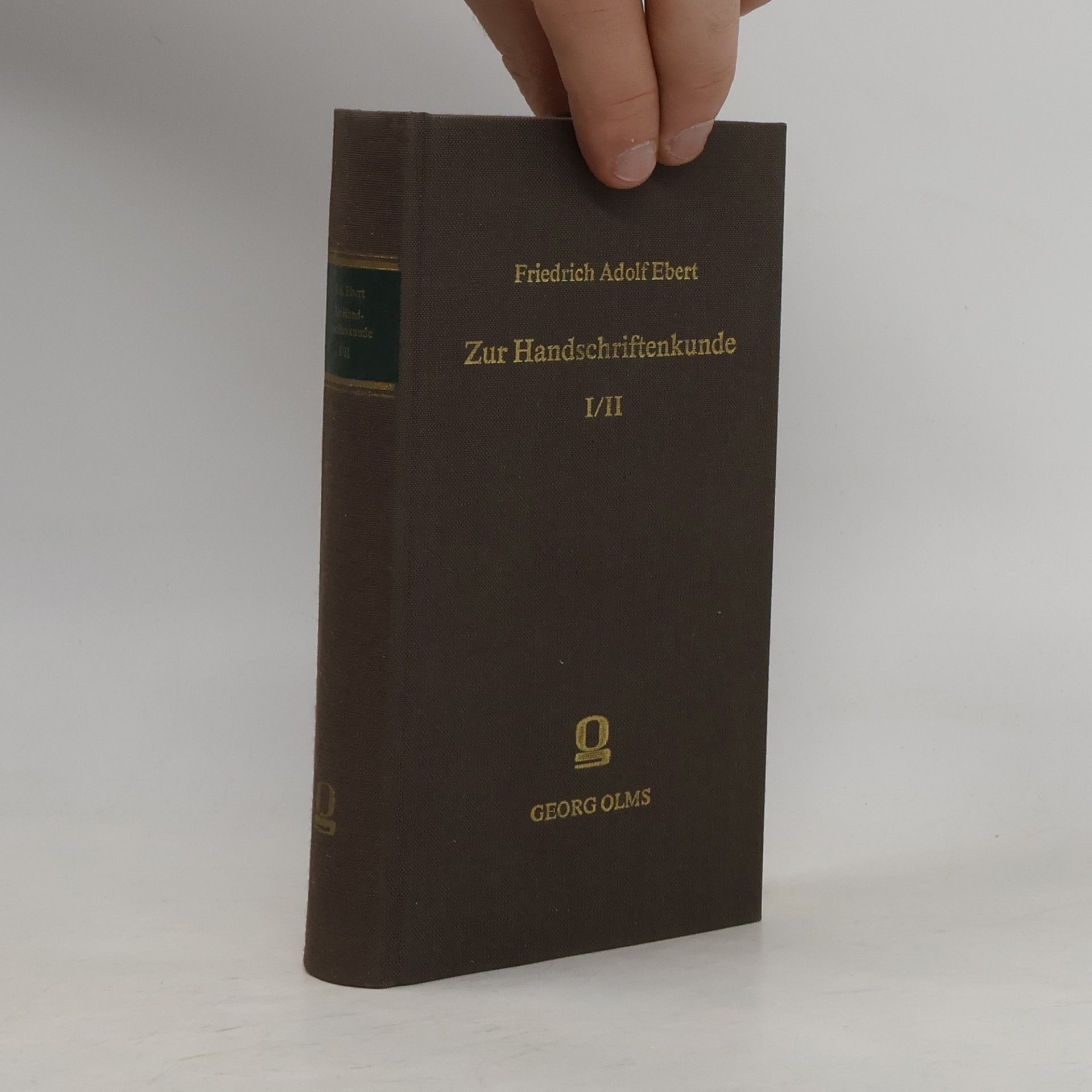 Friedrich Adolf Ebert Zur Handschriftenkunde