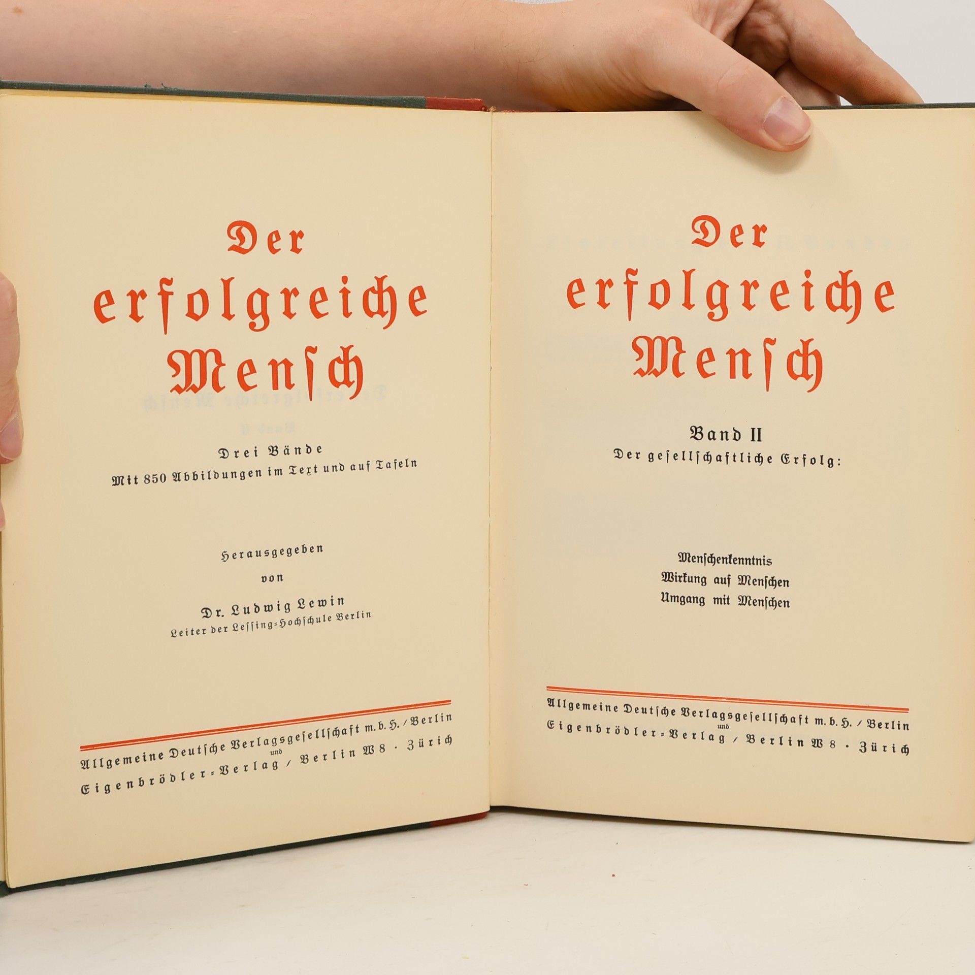 Ludwig Lewin Der erfolgreiche Mensch II