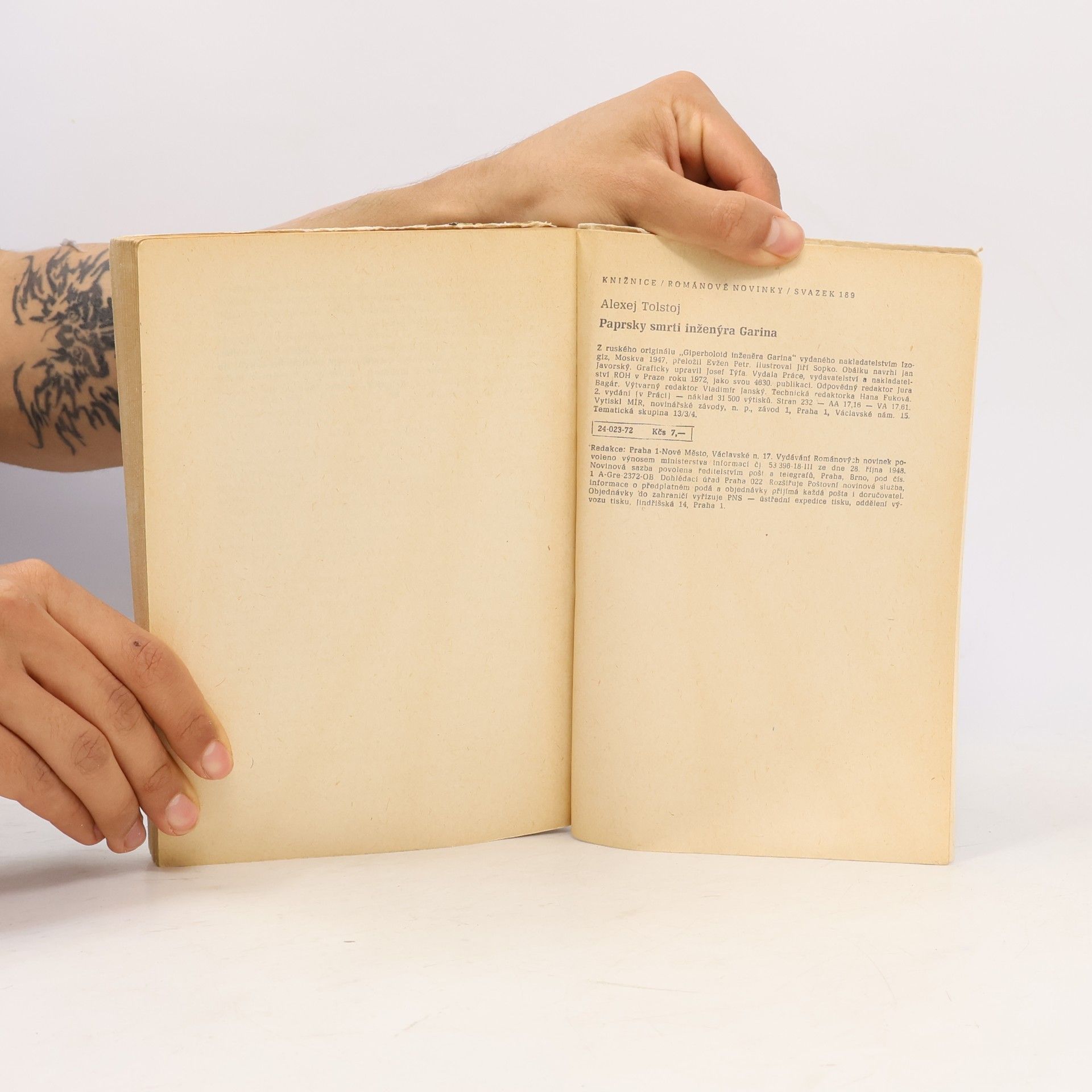 Alexej Nikolajevič Tolstoj Paprsky smrti inženýra Garina