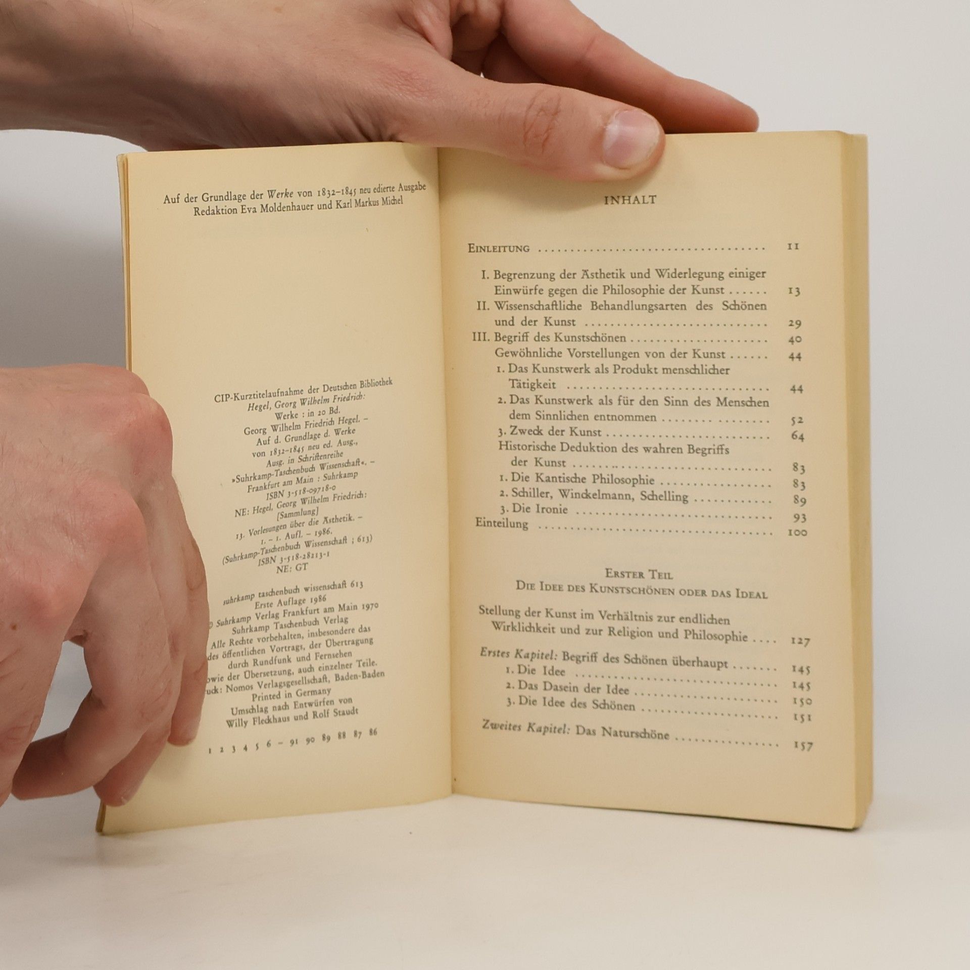 Georg Wilhelm Friedrich Hegel Werke in 20 Bänden mit Registerband
