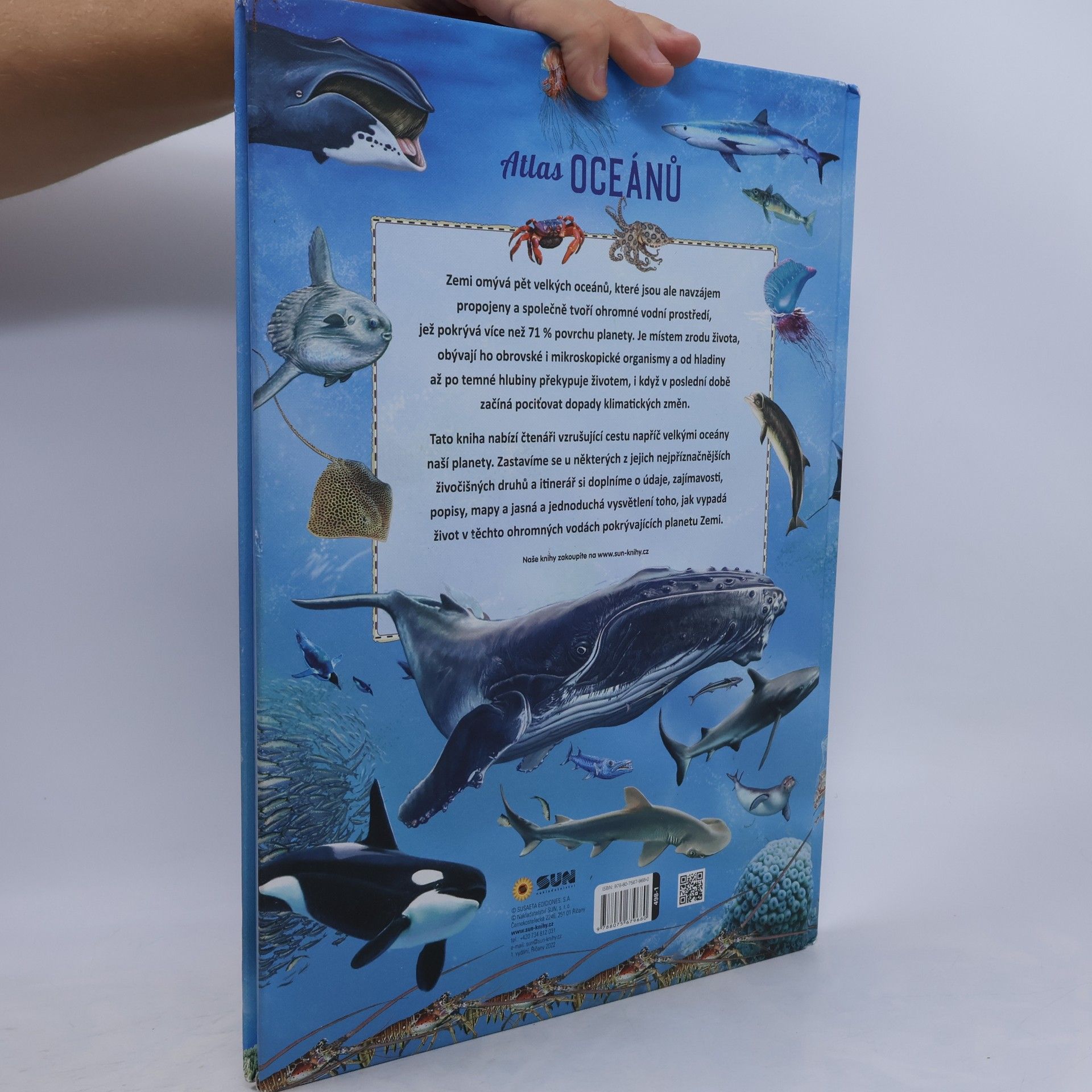 Lidia di Blasi Velký atlas oceánů : objevuj mořský svět