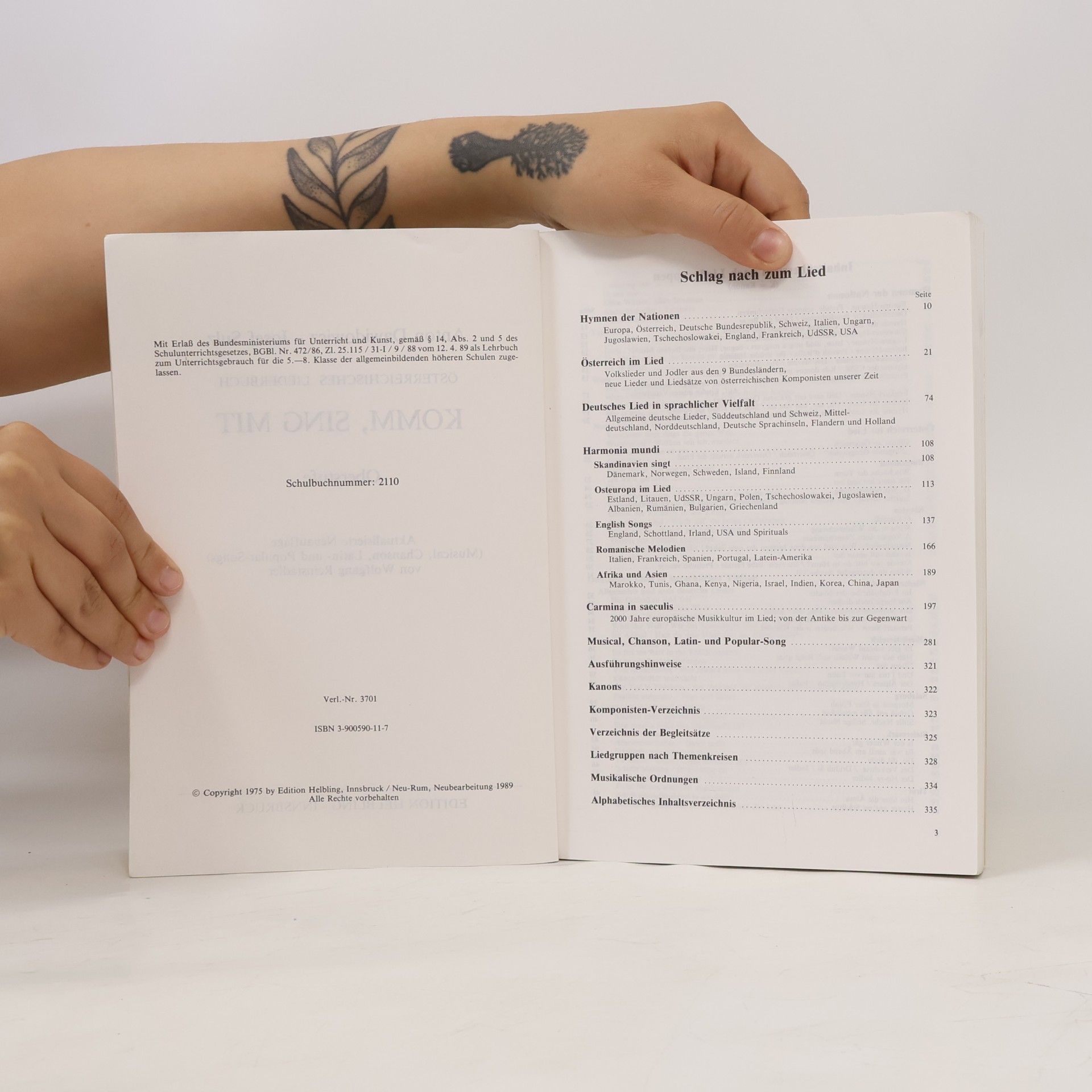 Anton Dawidowicz Komm sing mit. Österreichisches Liederbuch