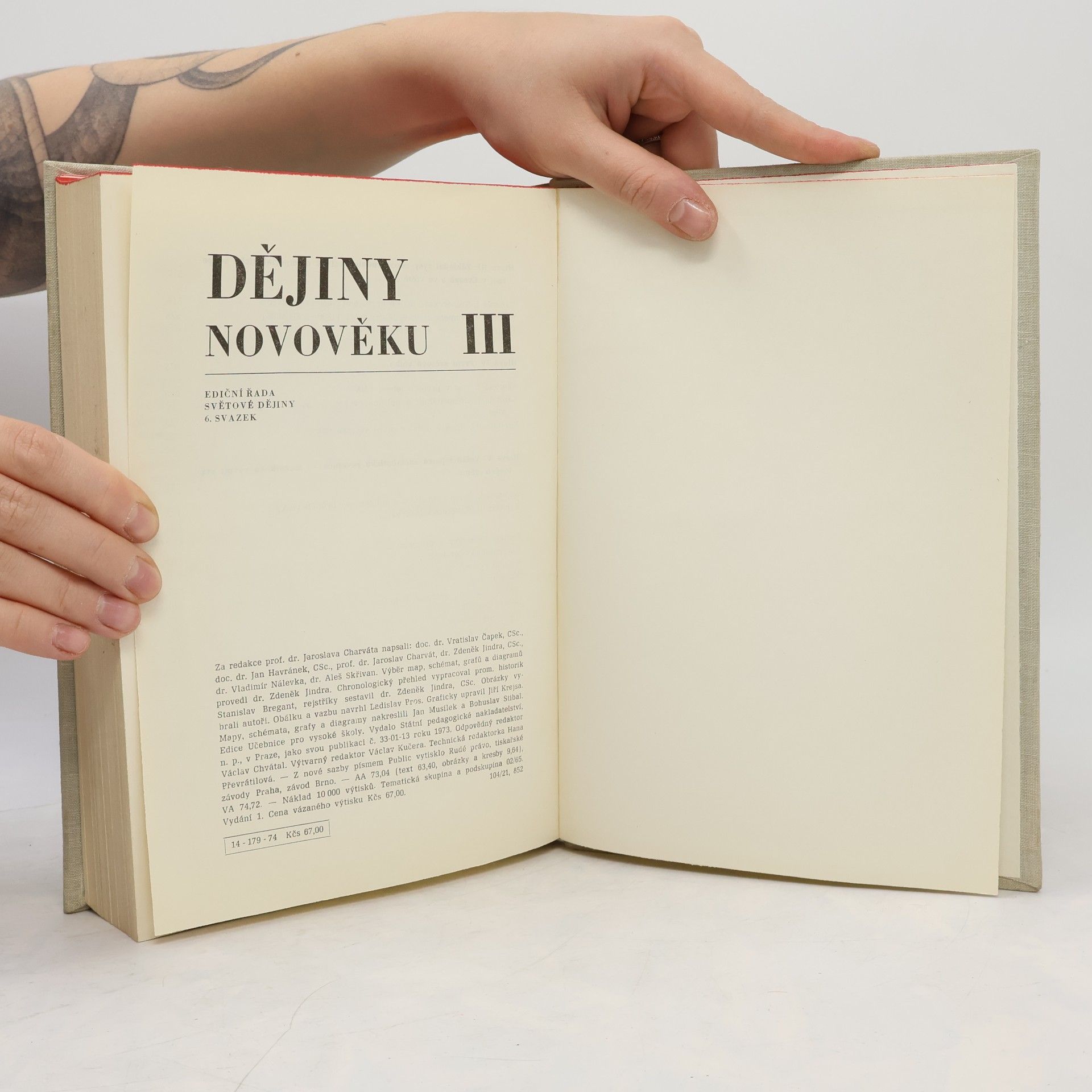 Collectif d'auteurs Dějiny novověku III