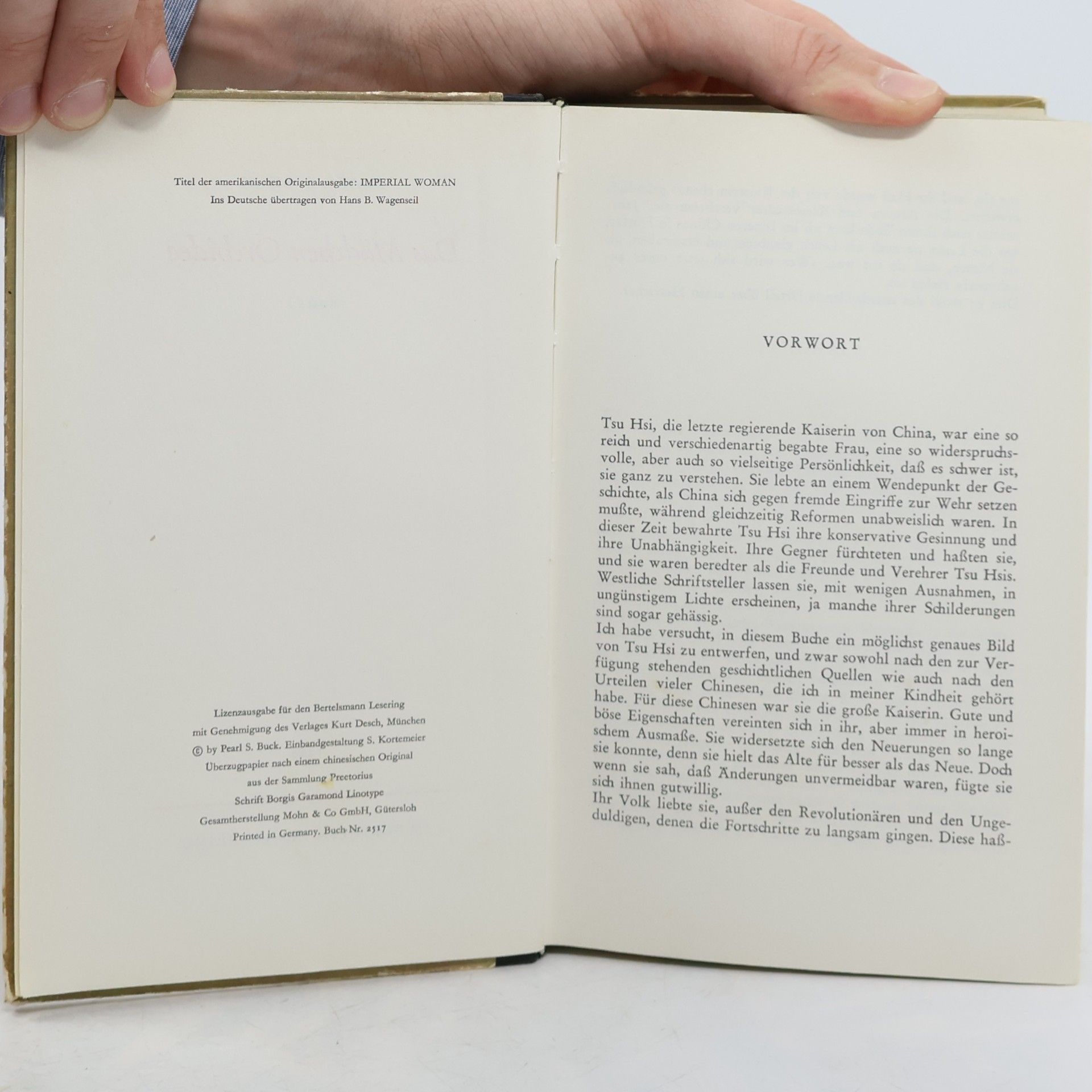 Pearl S. Buck Das Mädchen Orchidee