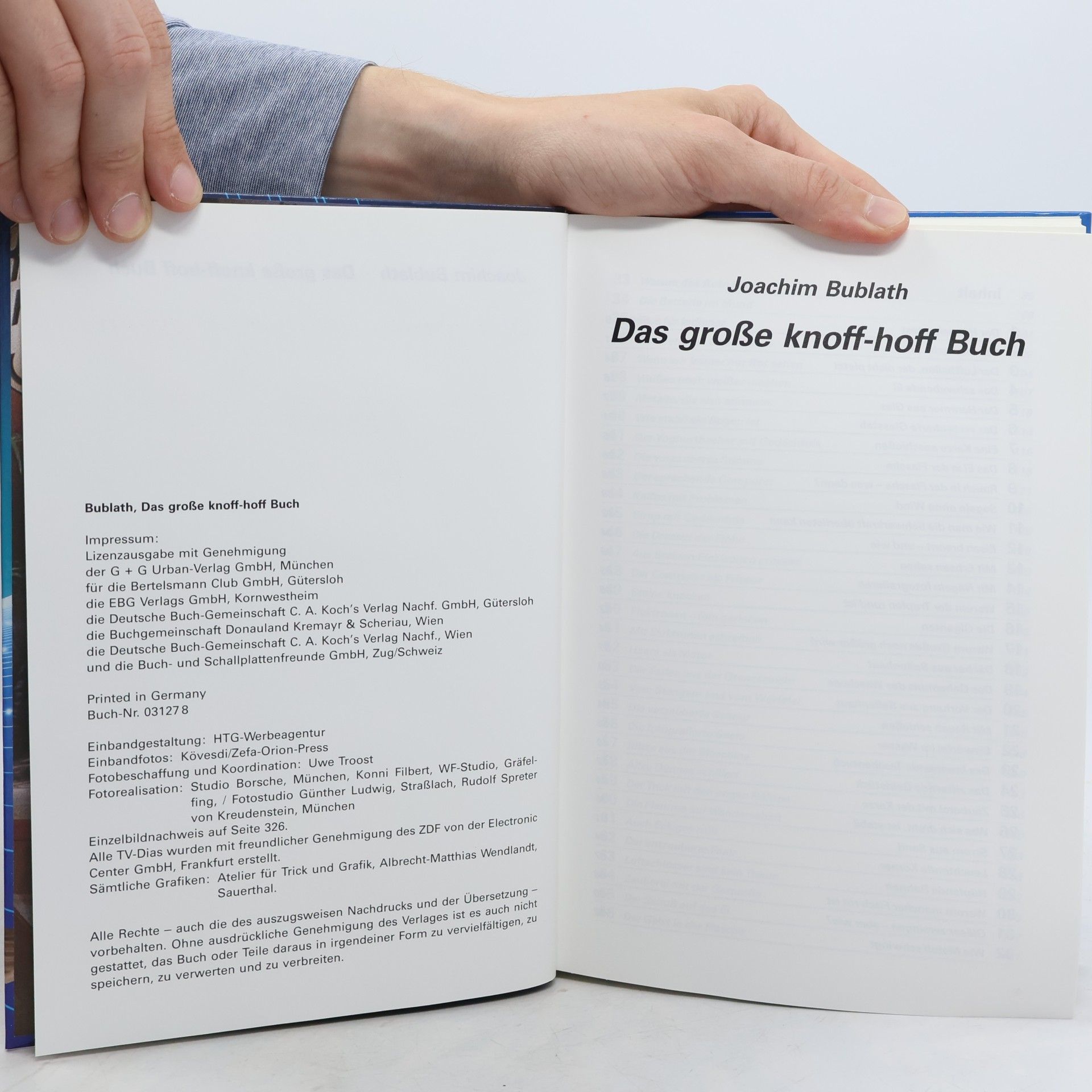 Joachim Bublath Das grosse knoff-hoff Buch