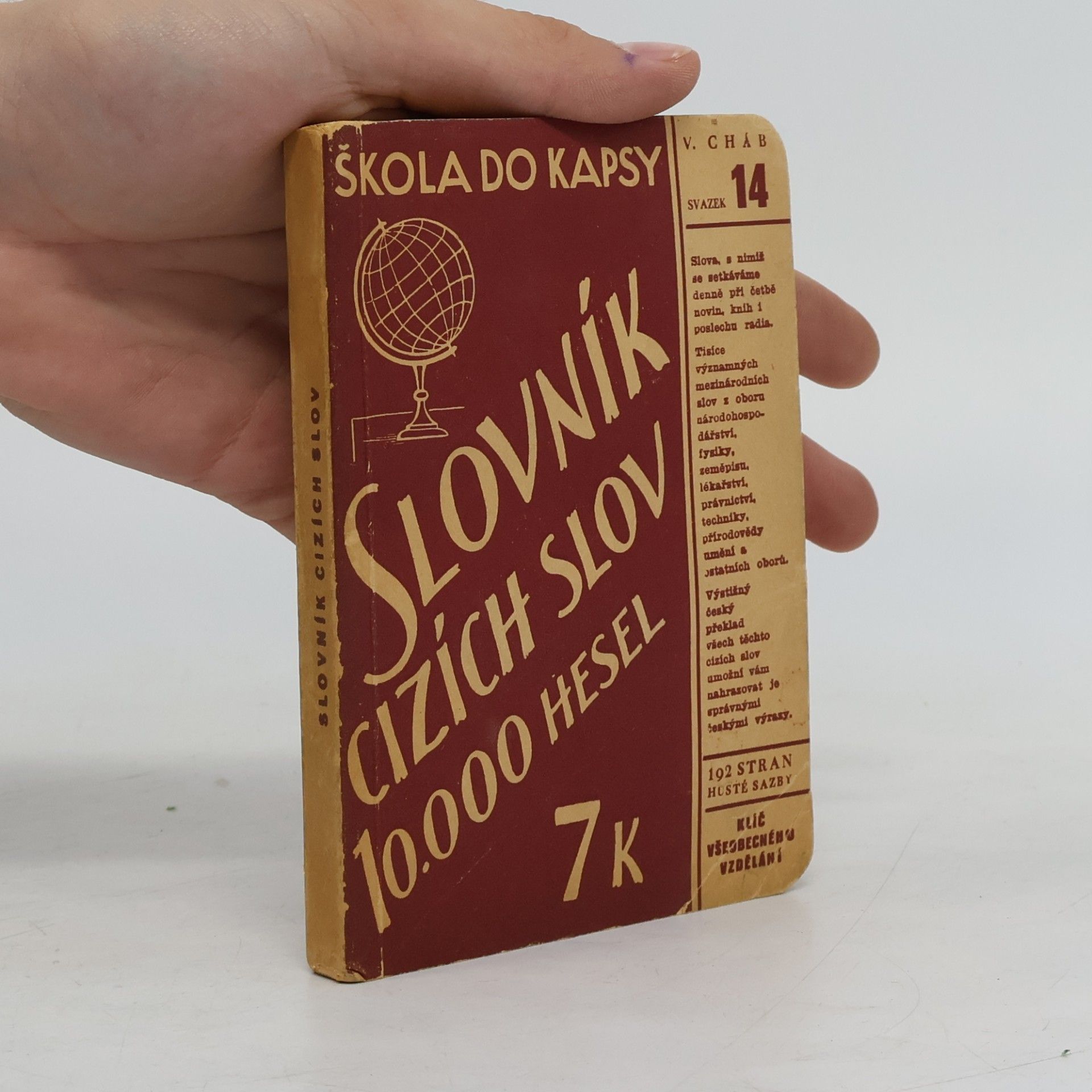 V. Cháb Škola do kapsy 14. Slovník cizích slov