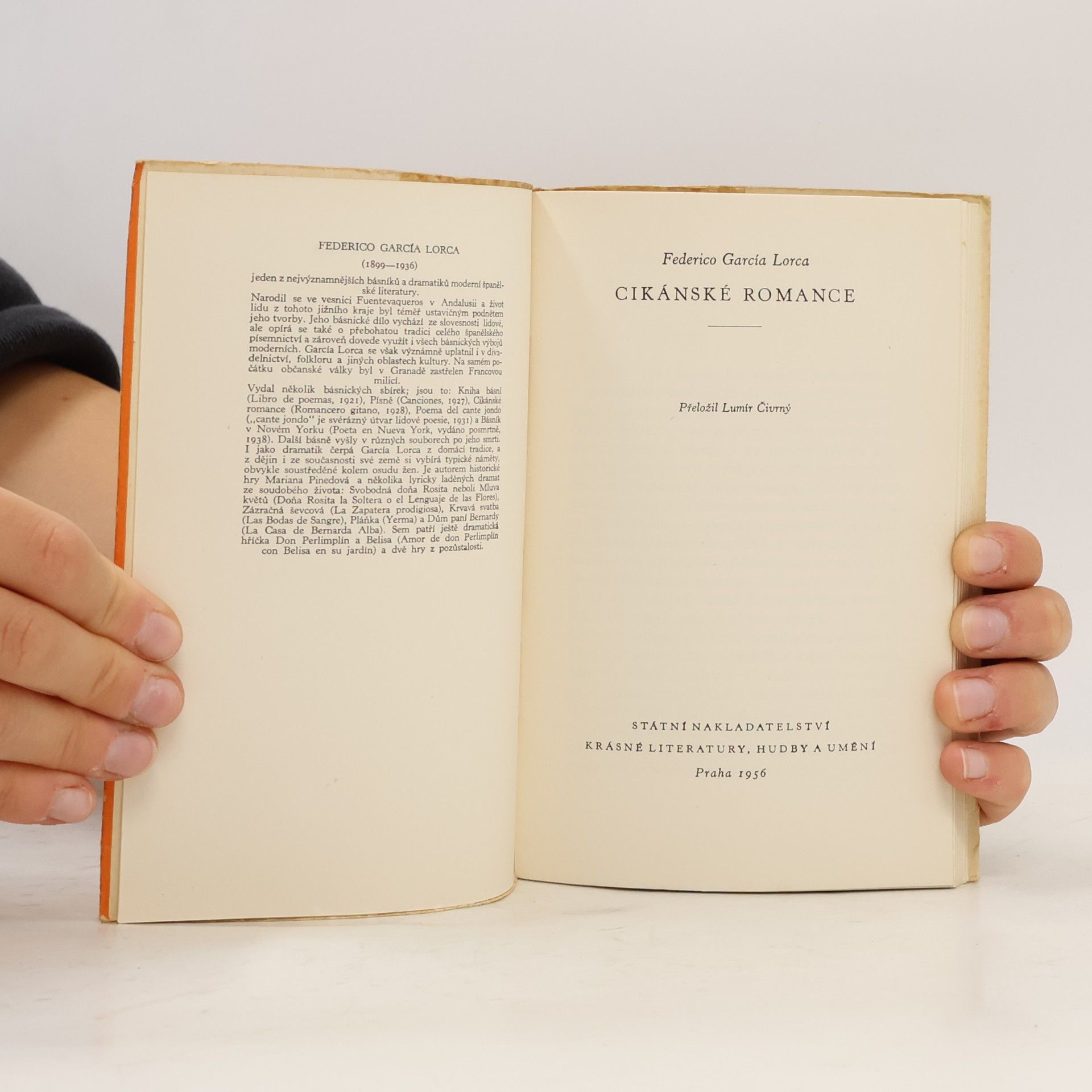 Federico García Lorca Cikánské romance