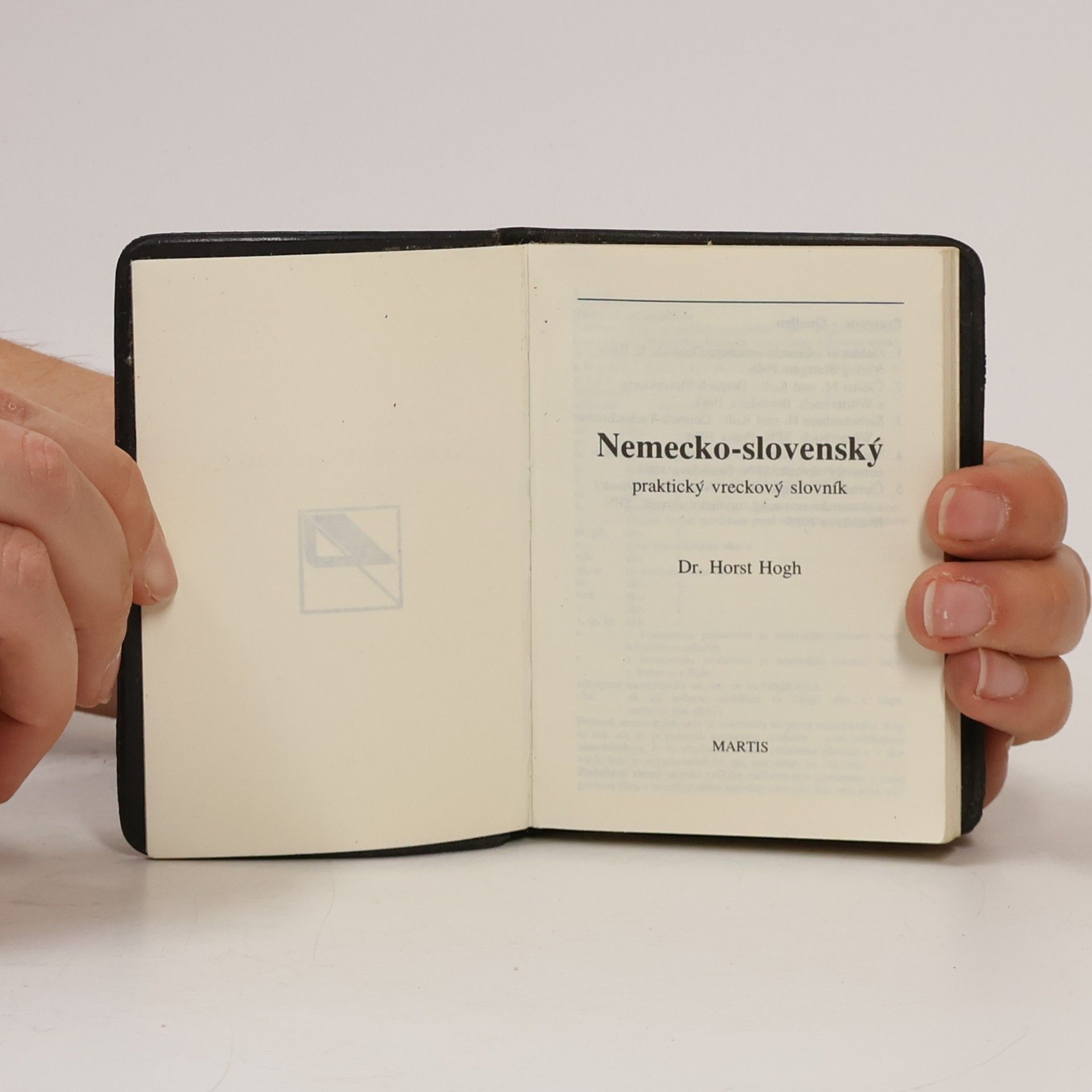 Dr. Horst Hogh Nemecko-slovenský