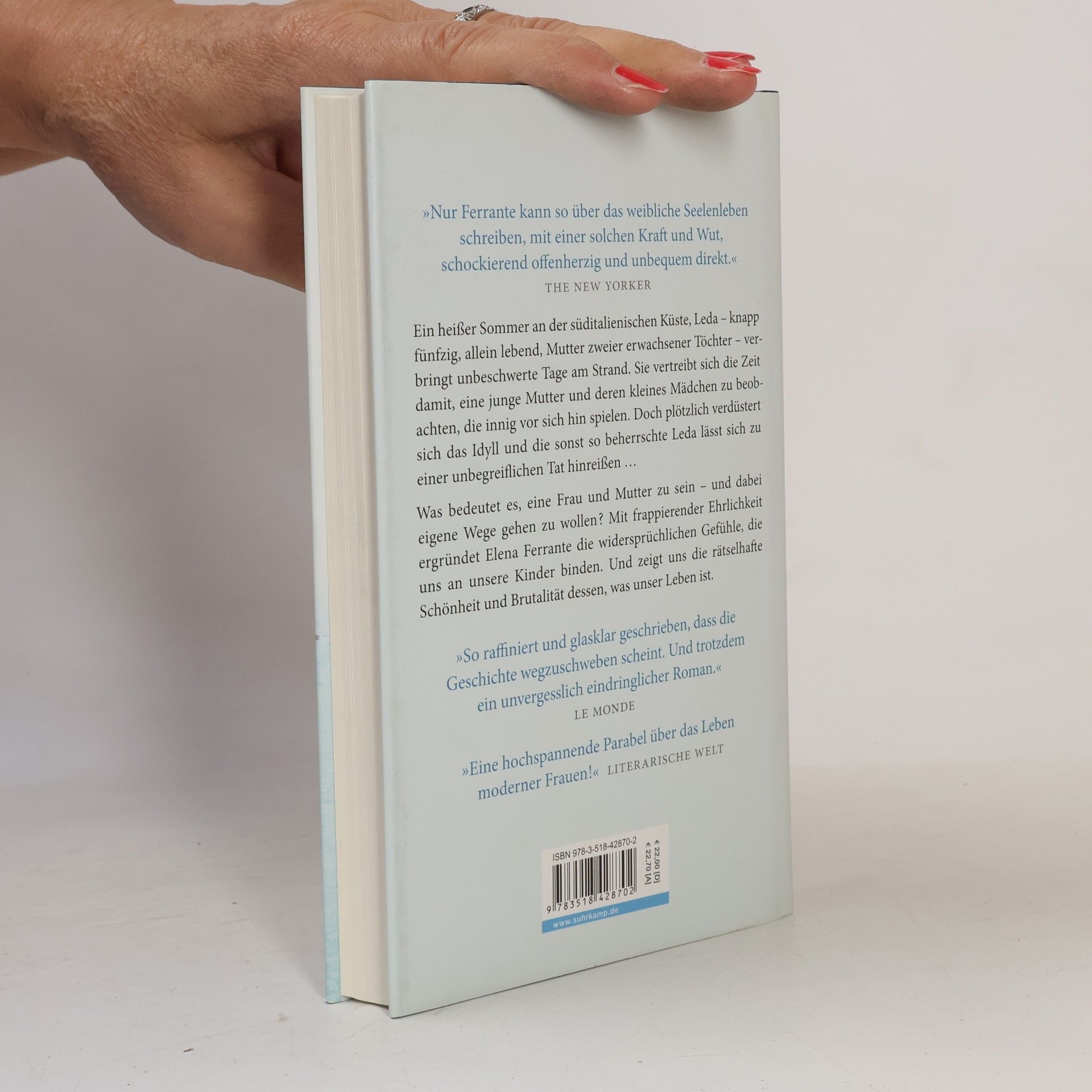 Elena Ferrante Frau im Dunkeln