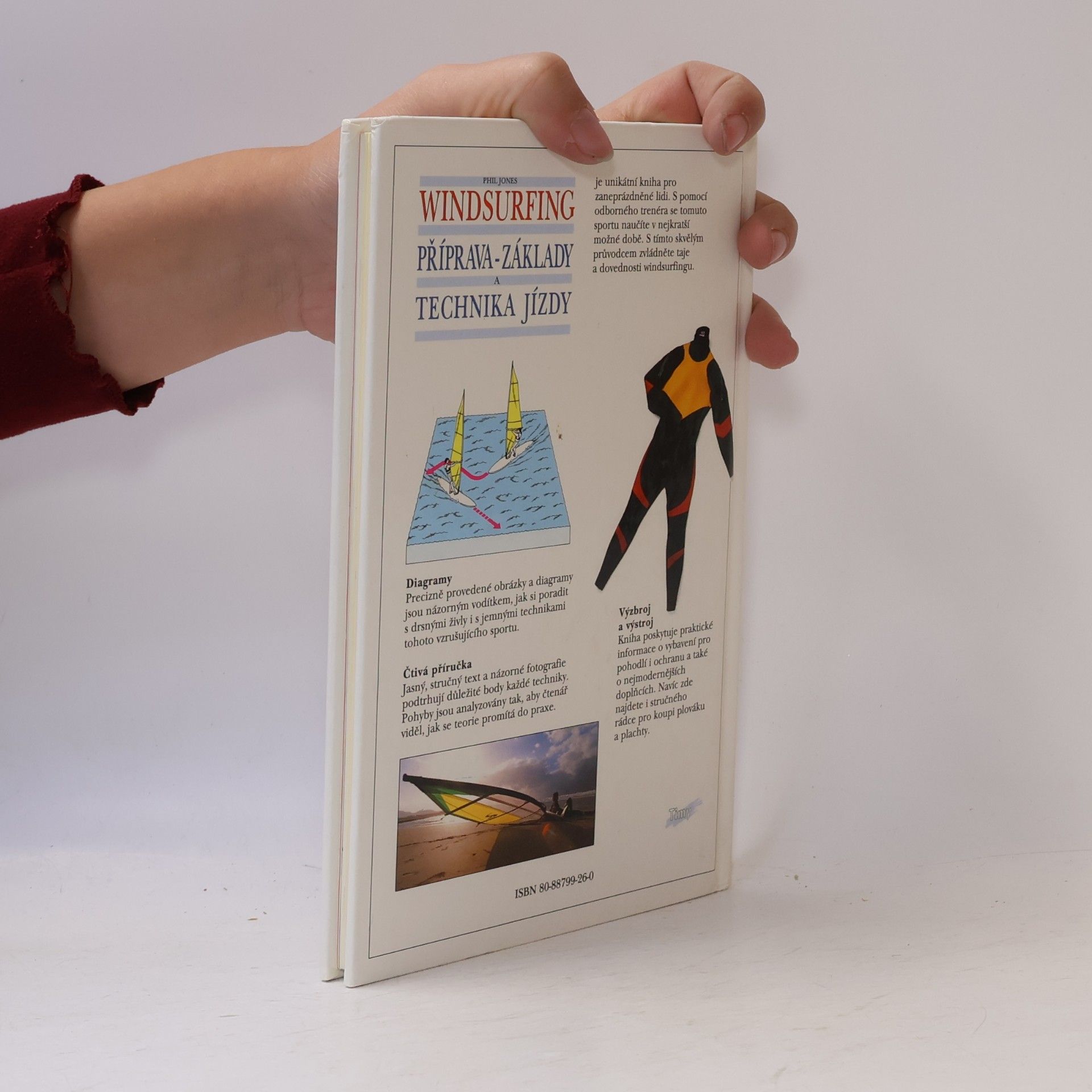 Jones, Phil Windsurfing. Příprava, základy a technika jízdy