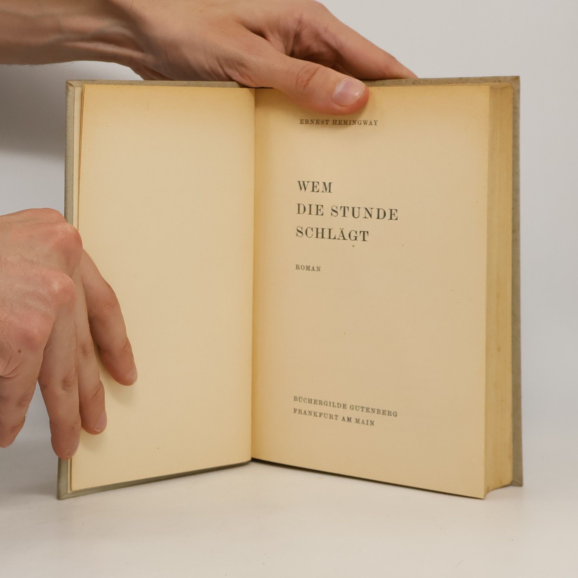 E. Hemingway Wem die Stunde schlägt