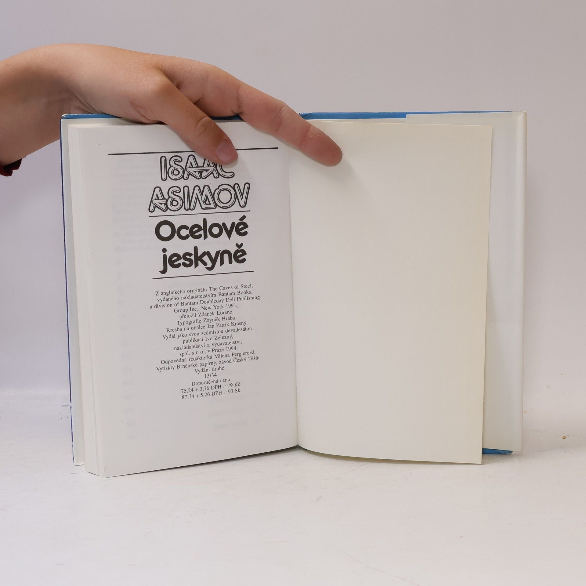 Isaac Asimov Ocelové jeskyně