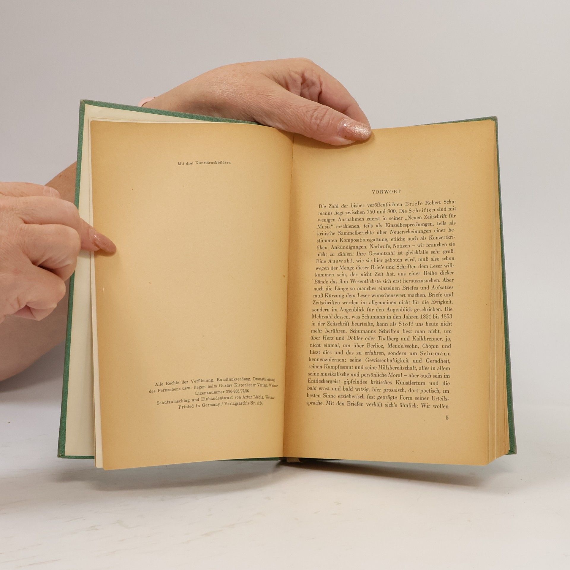 Richard Münnich Aus Robert Schumanns. Briefen und Schriften