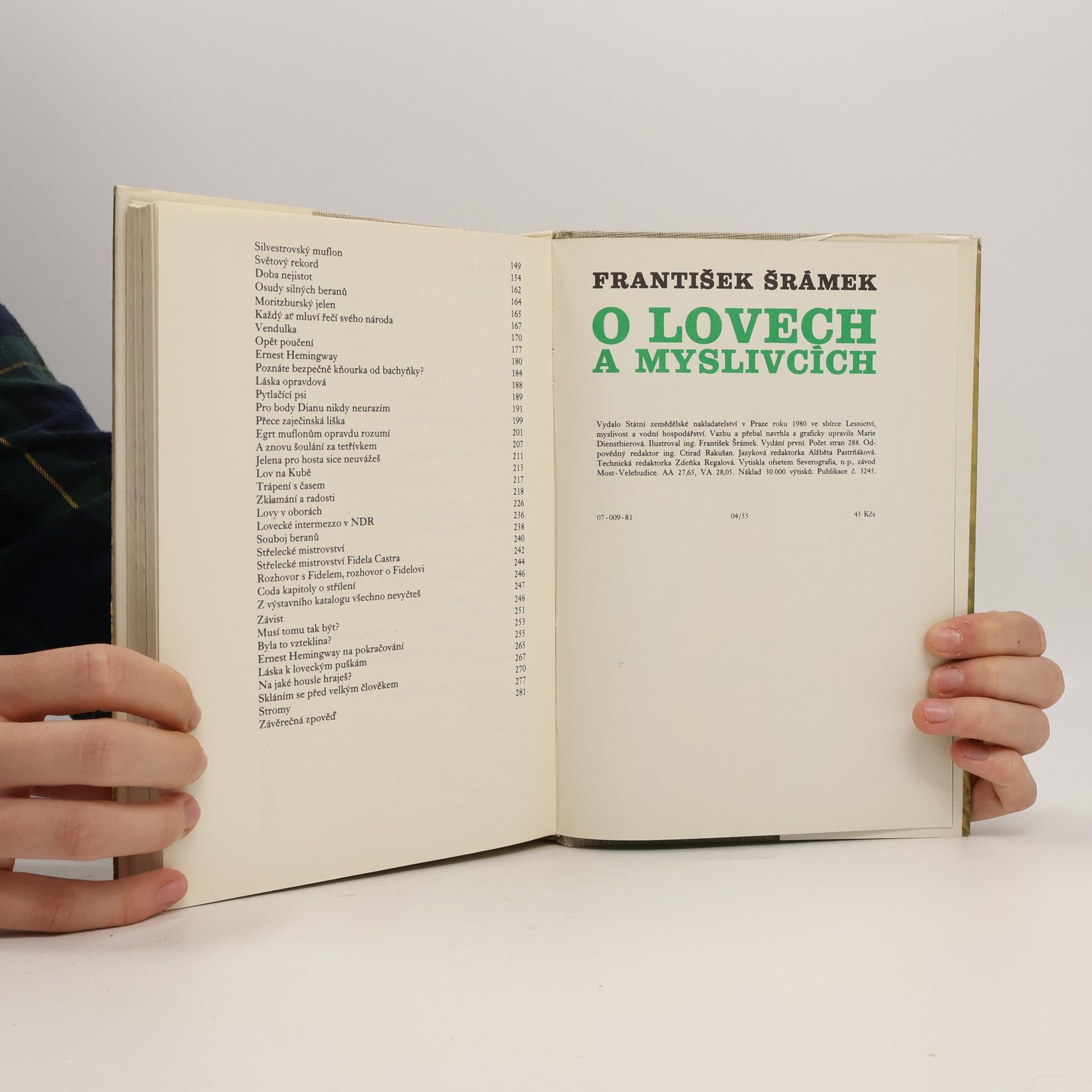 František Šrámek O lovech a myslivcích