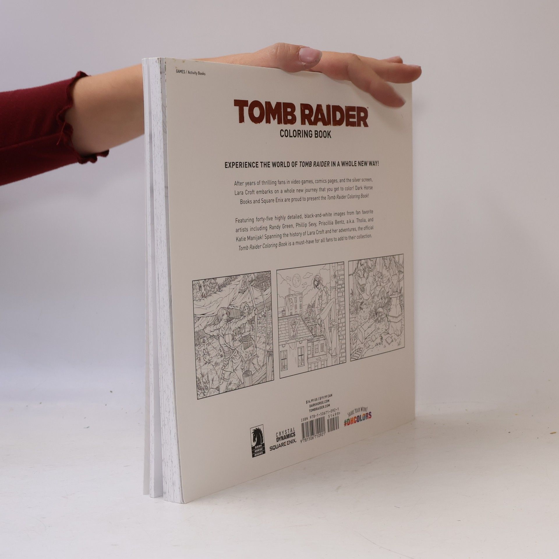 Phillip Sevy Tomb Raider Adult Coloring Book