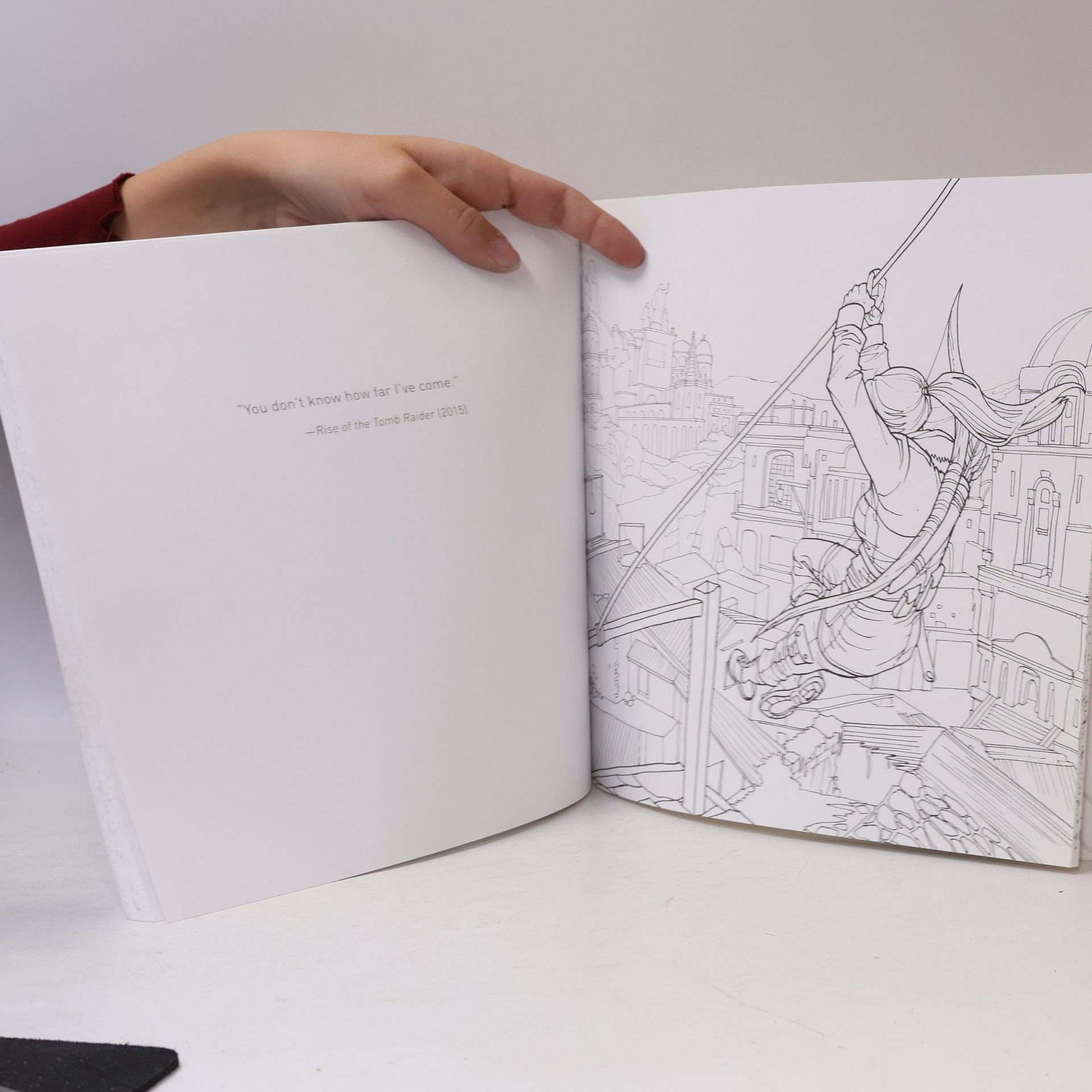 Phillip Sevy Tomb Raider Adult Coloring Book